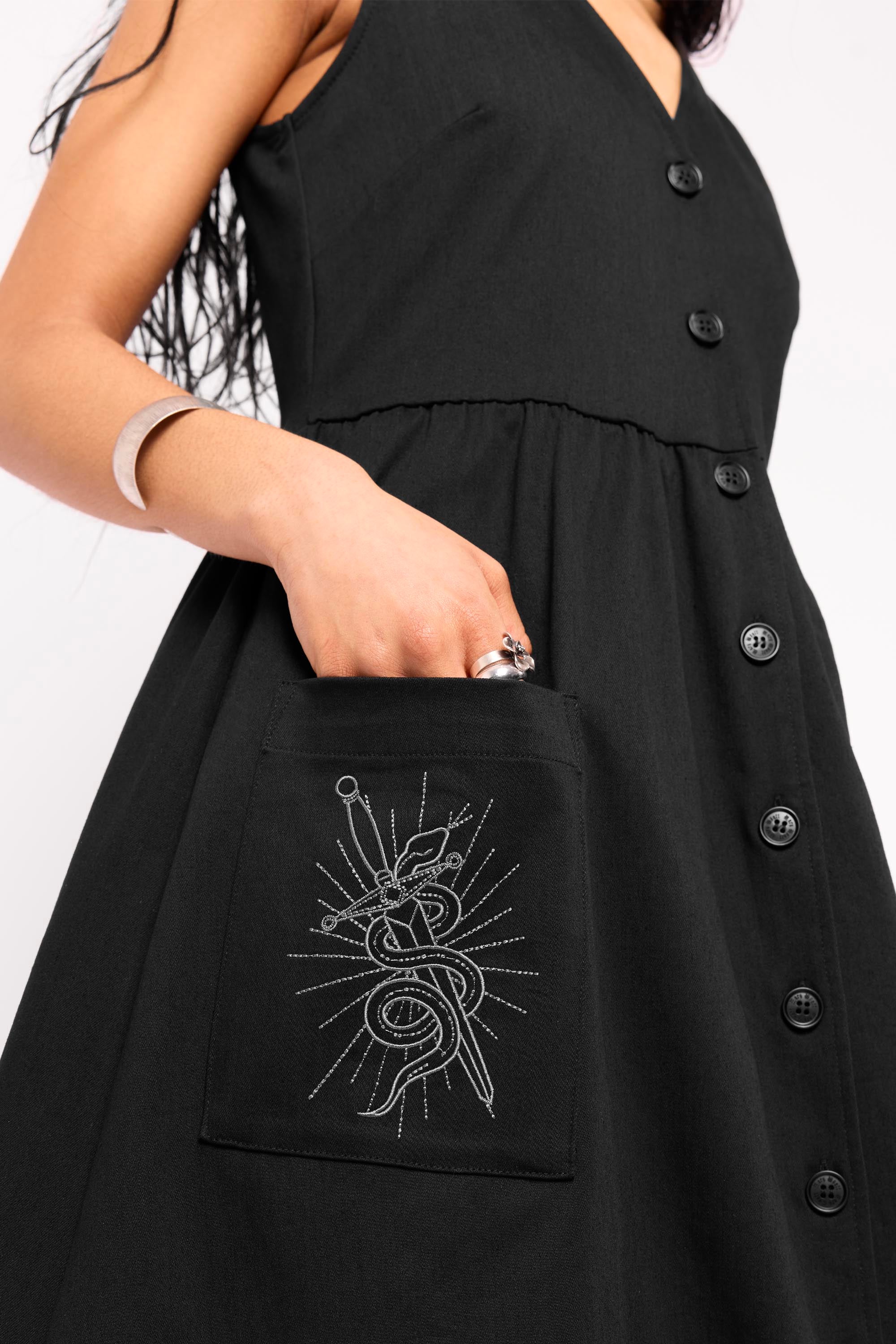Tilda Smock Midi Dress-Mary Wyatt London