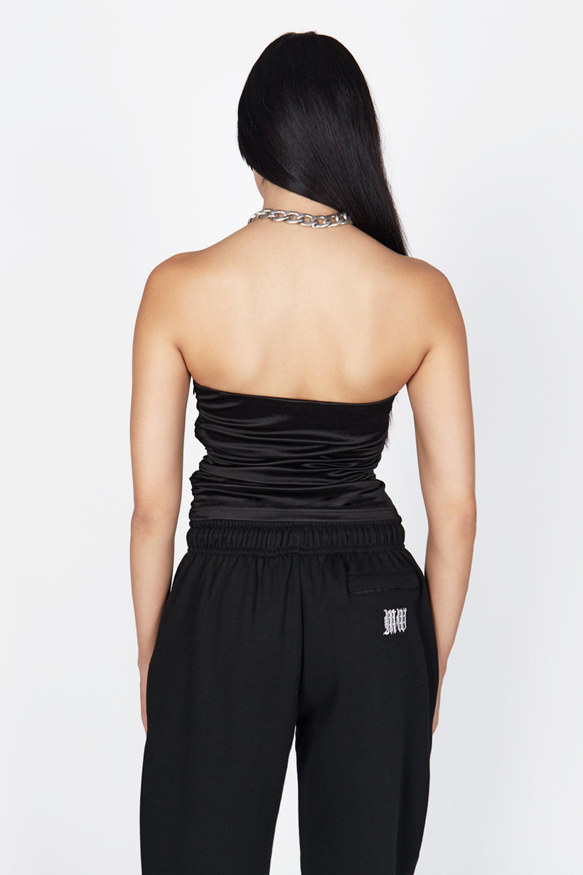Aerin Ruched Strapless Top - Mary Wyatt London