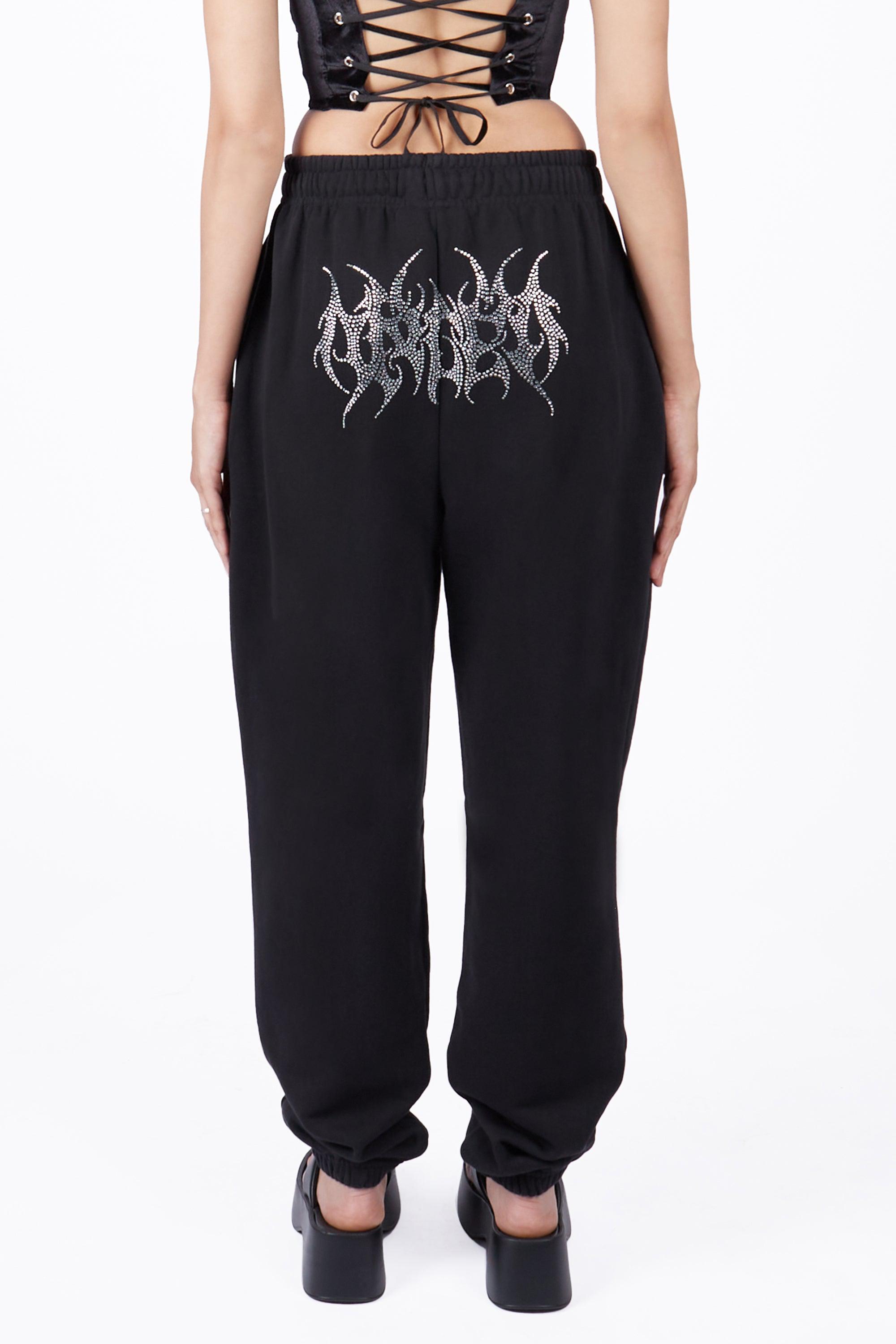 Angel Diamanté Sweatpants - Mary Wyatt London