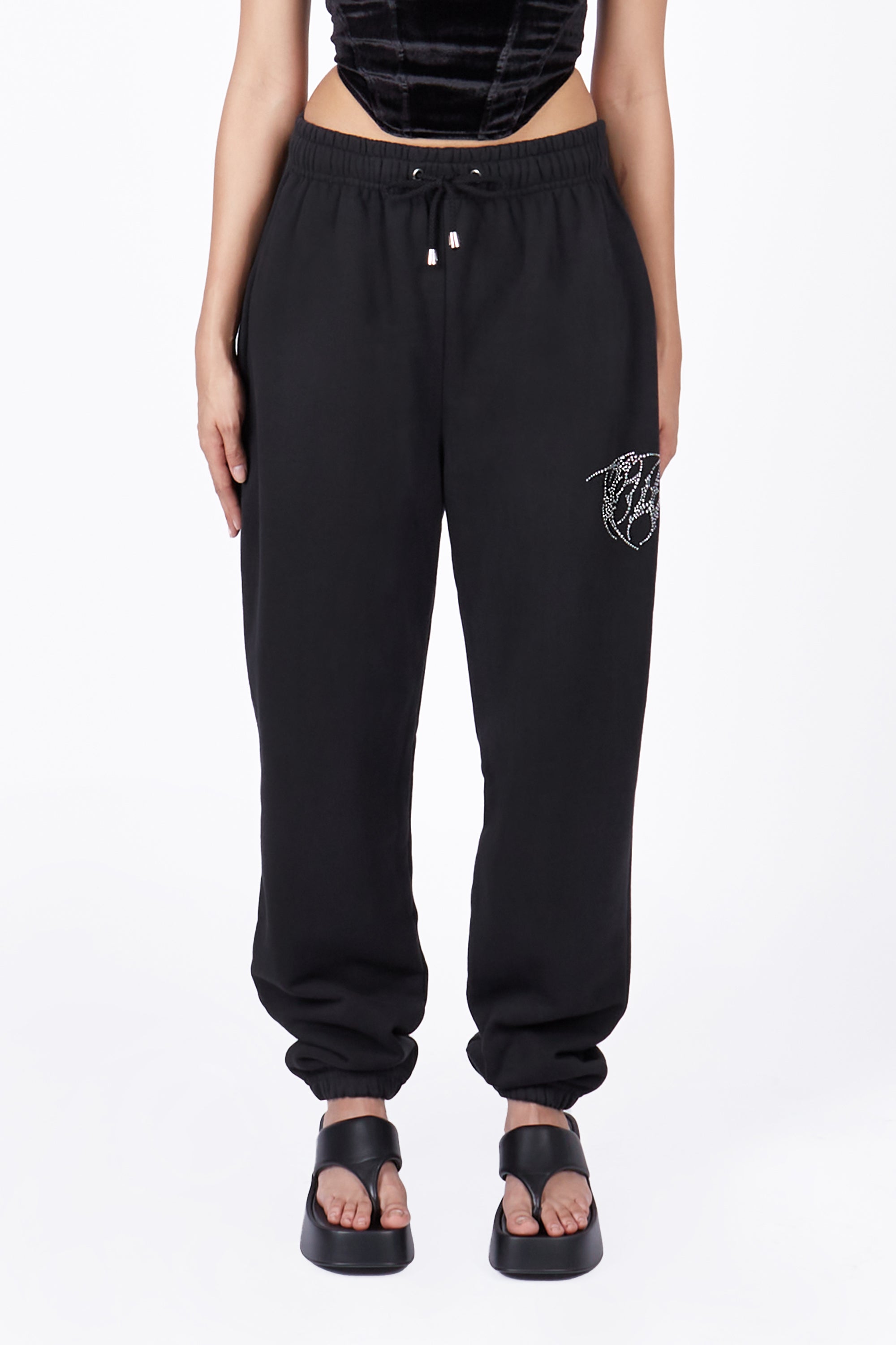 Angel Diamanté Sweatpants - Mary Wyatt London