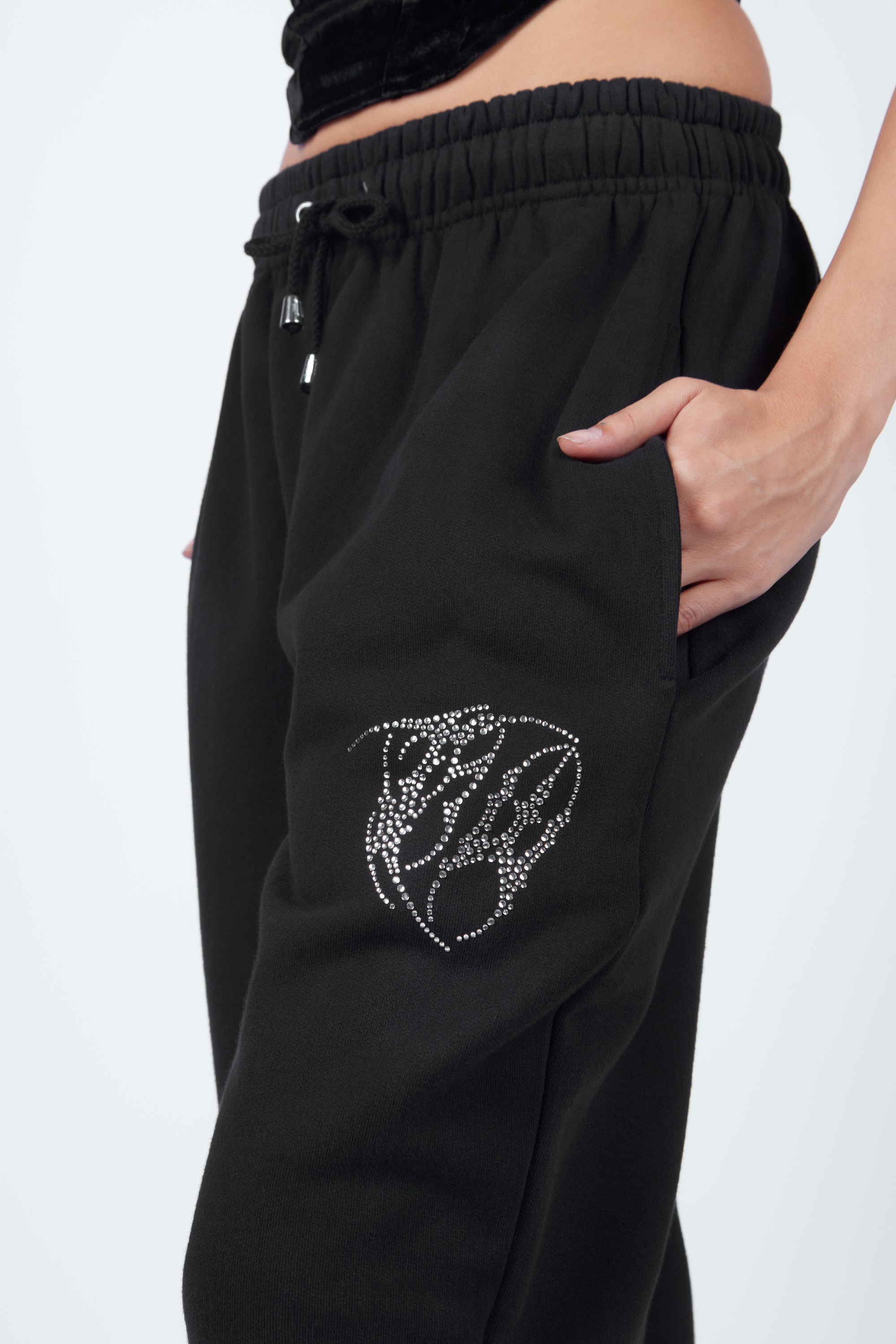 Angel Diamanté Sweatpants - Mary Wyatt London
