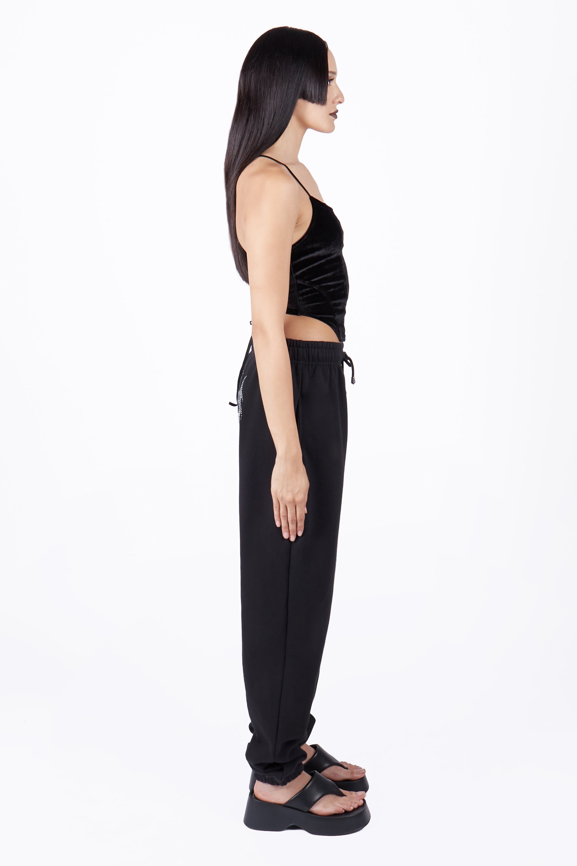 Angel Diamanté Sweatpants - Mary Wyatt London