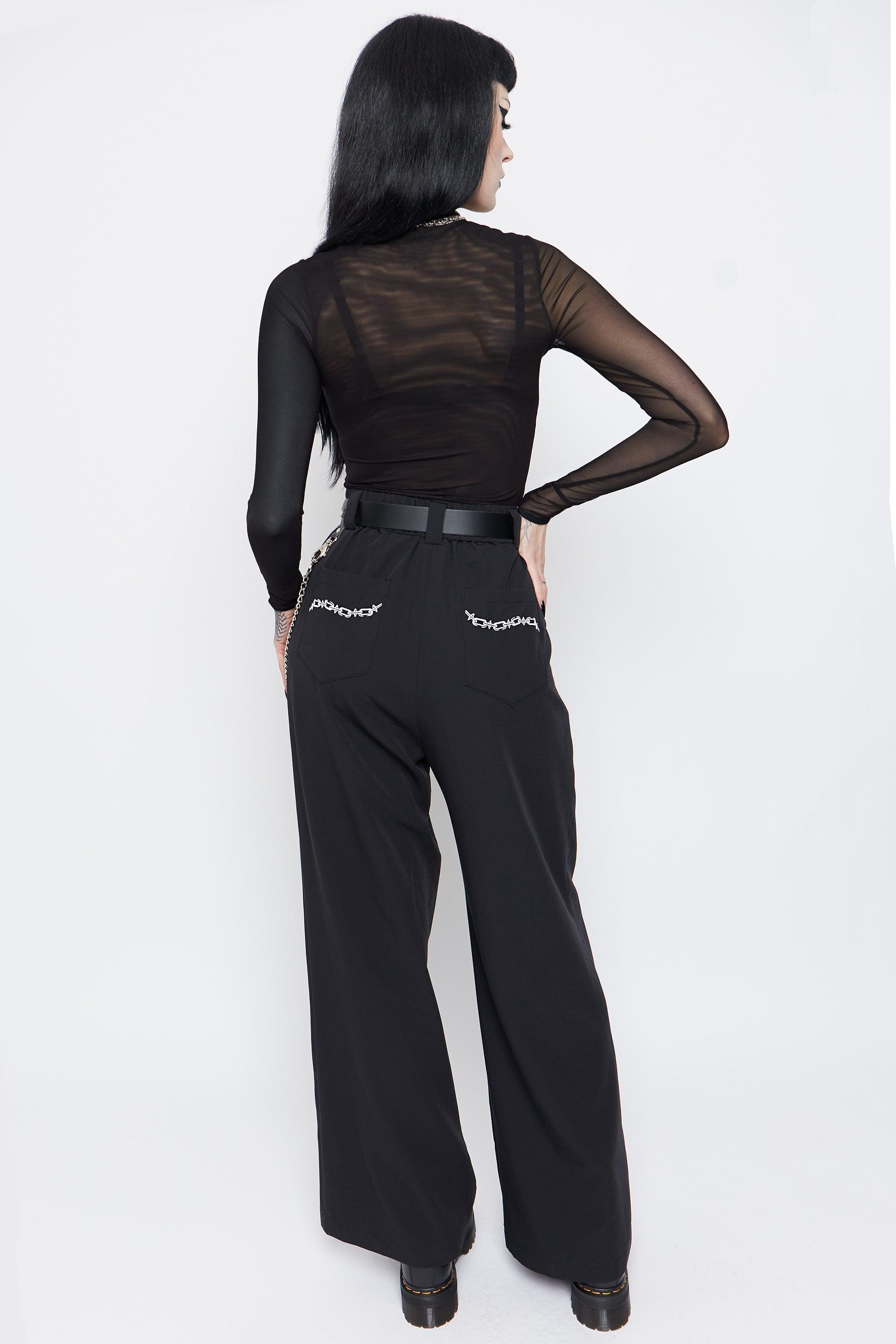 Unchained Wide Leg O-Ring Trousers - Mary Wyatt London