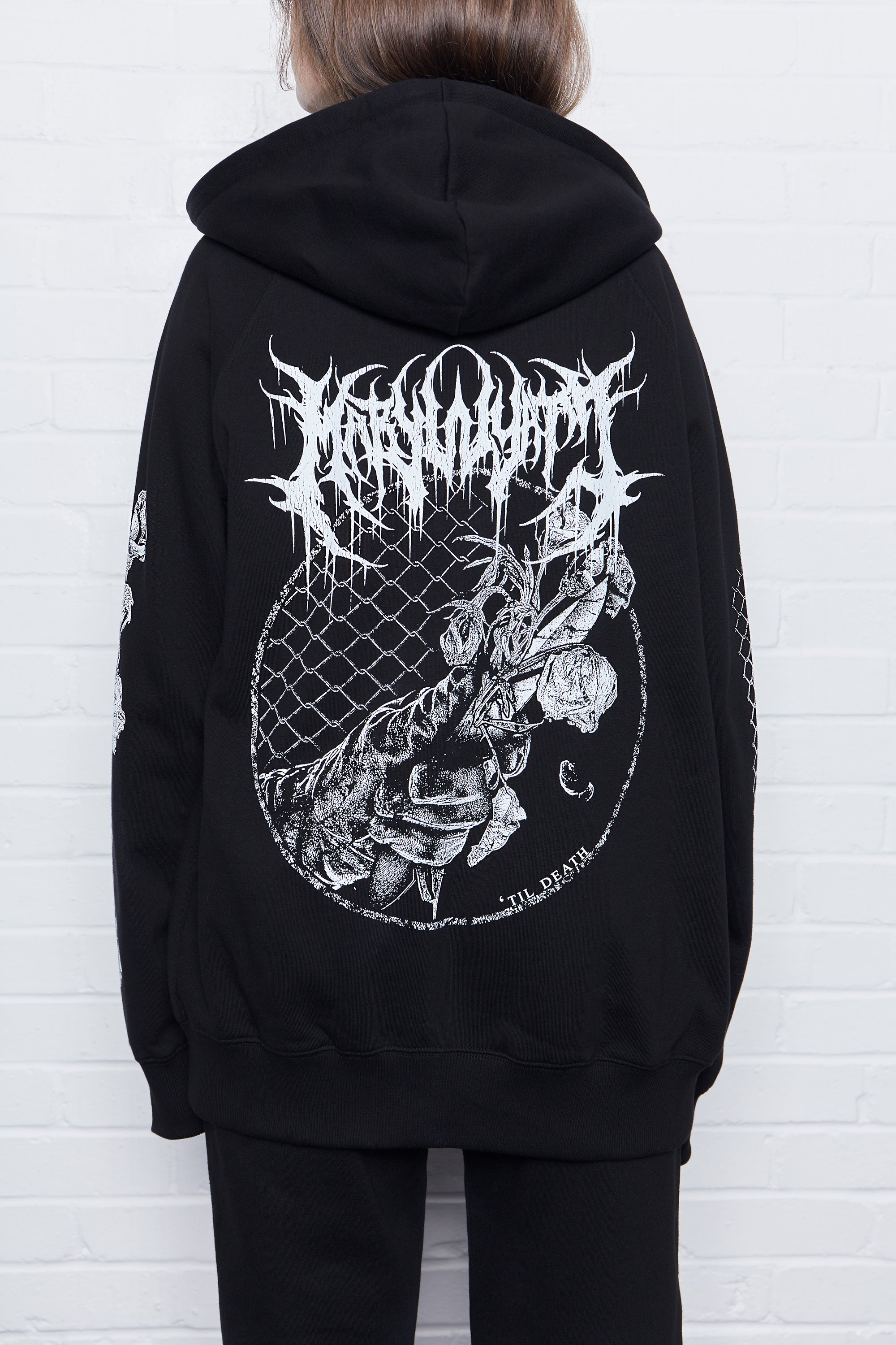 Dearly Departed Zip Hoodie - Mary Wyatt London