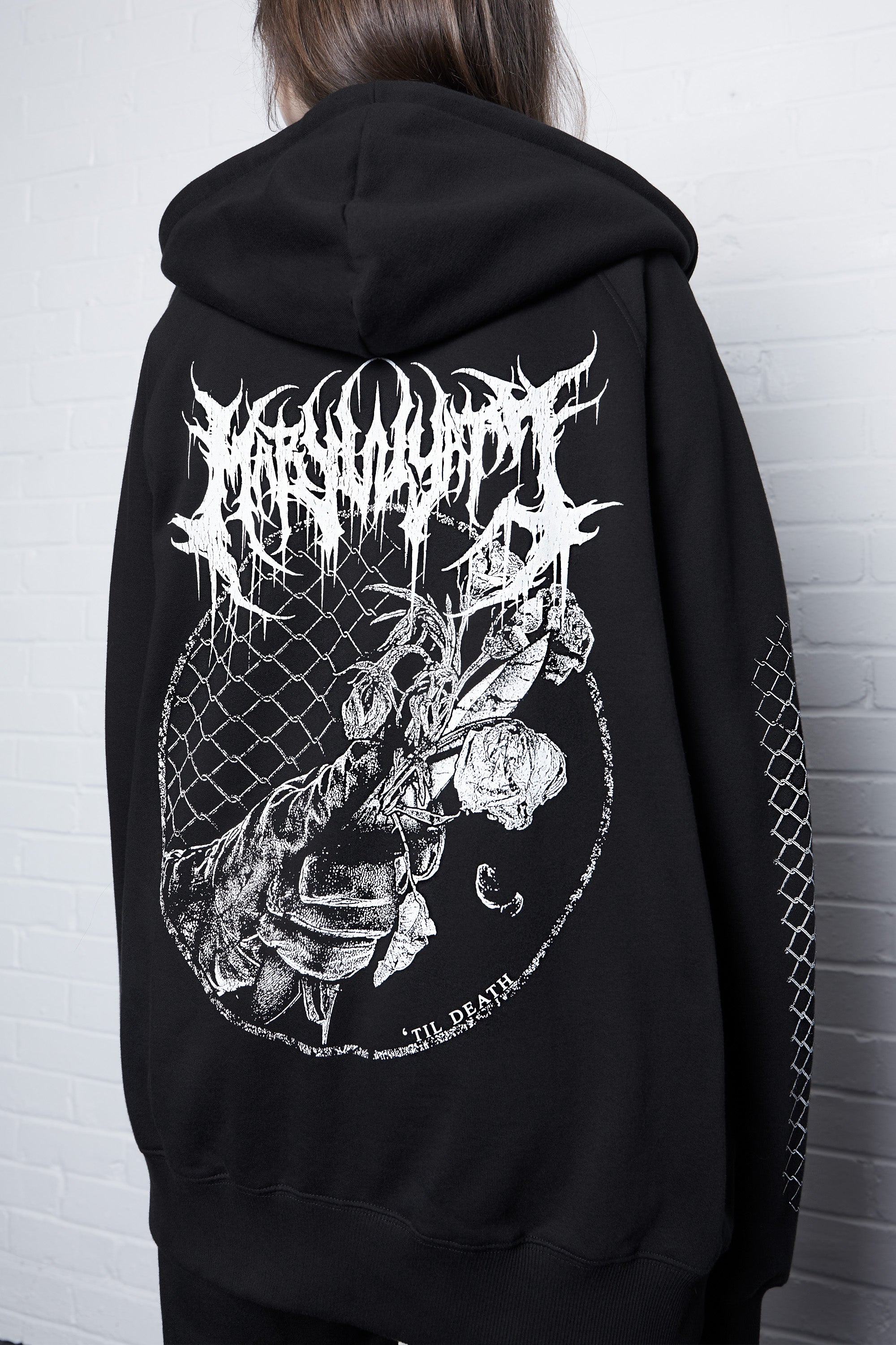 Dearly Departed Zip Hoodie - Mary Wyatt London
