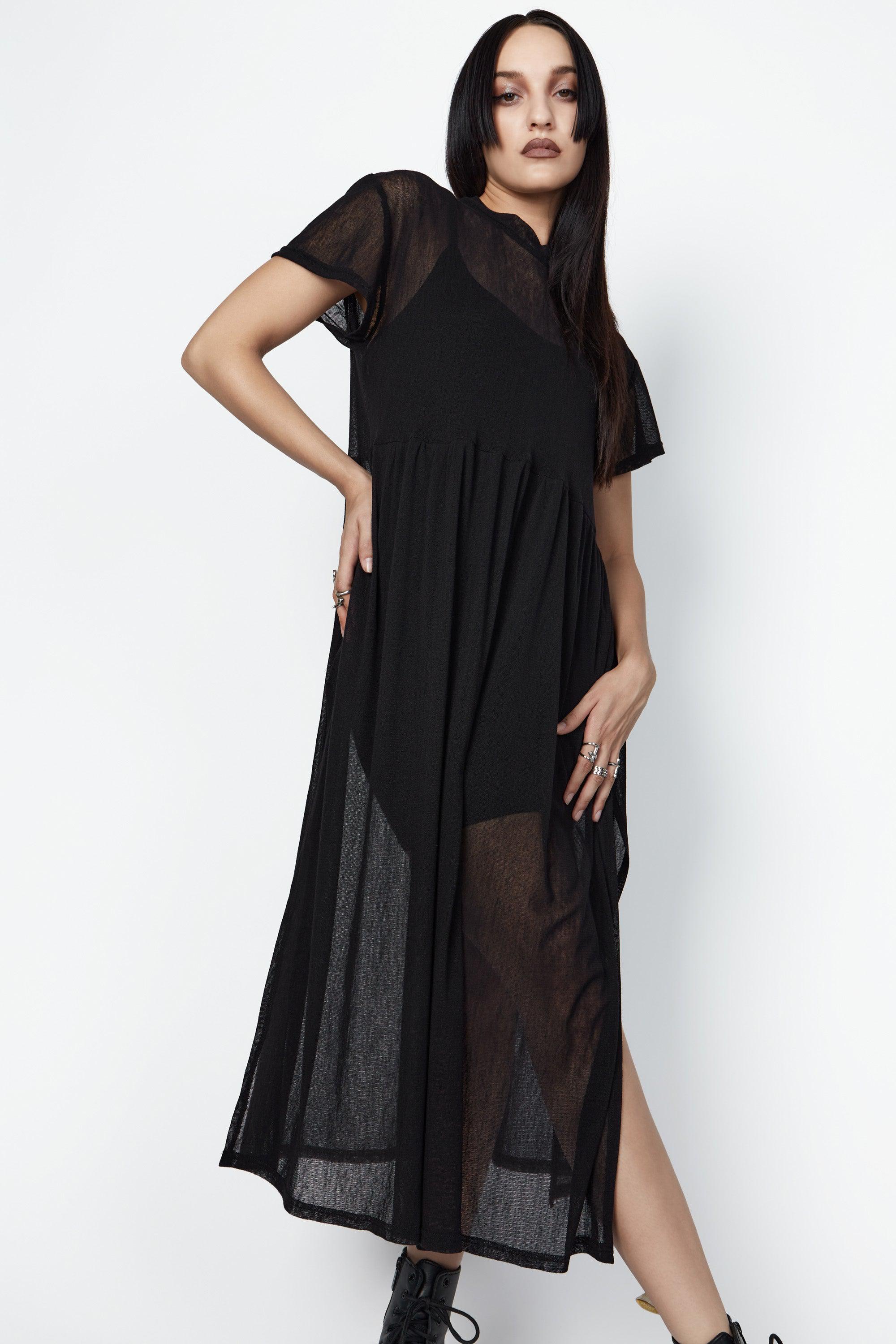 Delirium Noir Maxi Dress - Mary Wyatt London