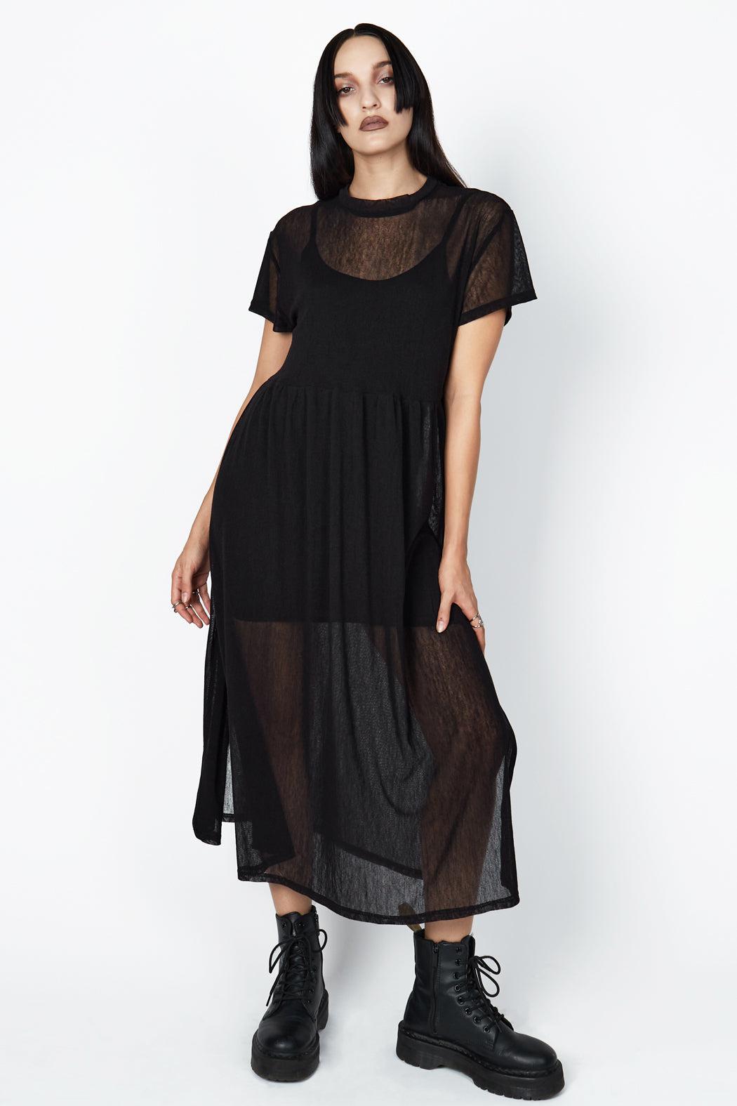 Delirium Noir Maxi Dress - Mary Wyatt London