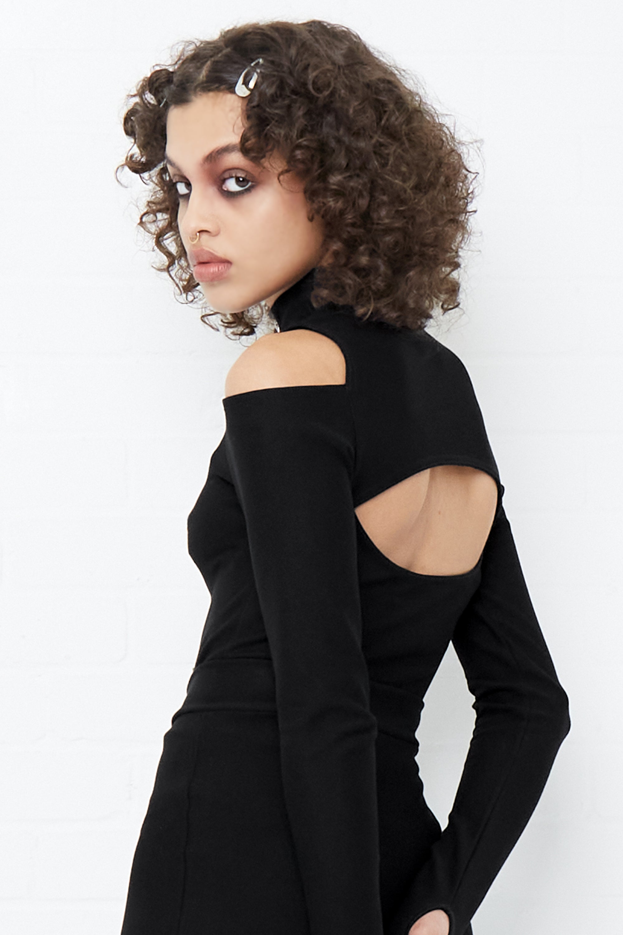 Lara Cut Out Long Sleeve Top - Mary Wyatt London