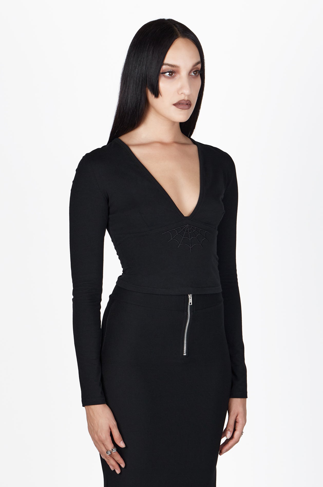 Elvira Plunge Top - Mary Wyatt London