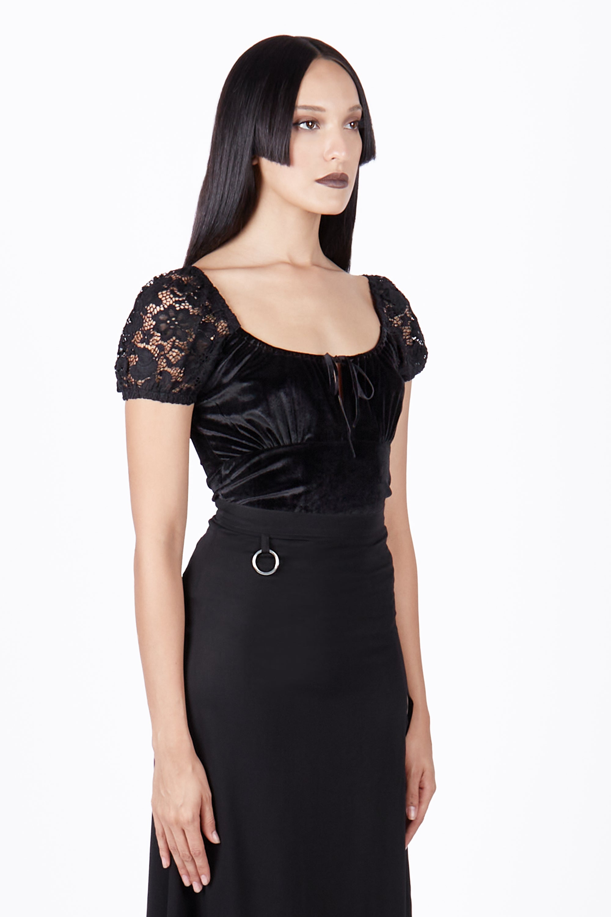 Emily Velvet Bodysuit - Mary Wyatt London