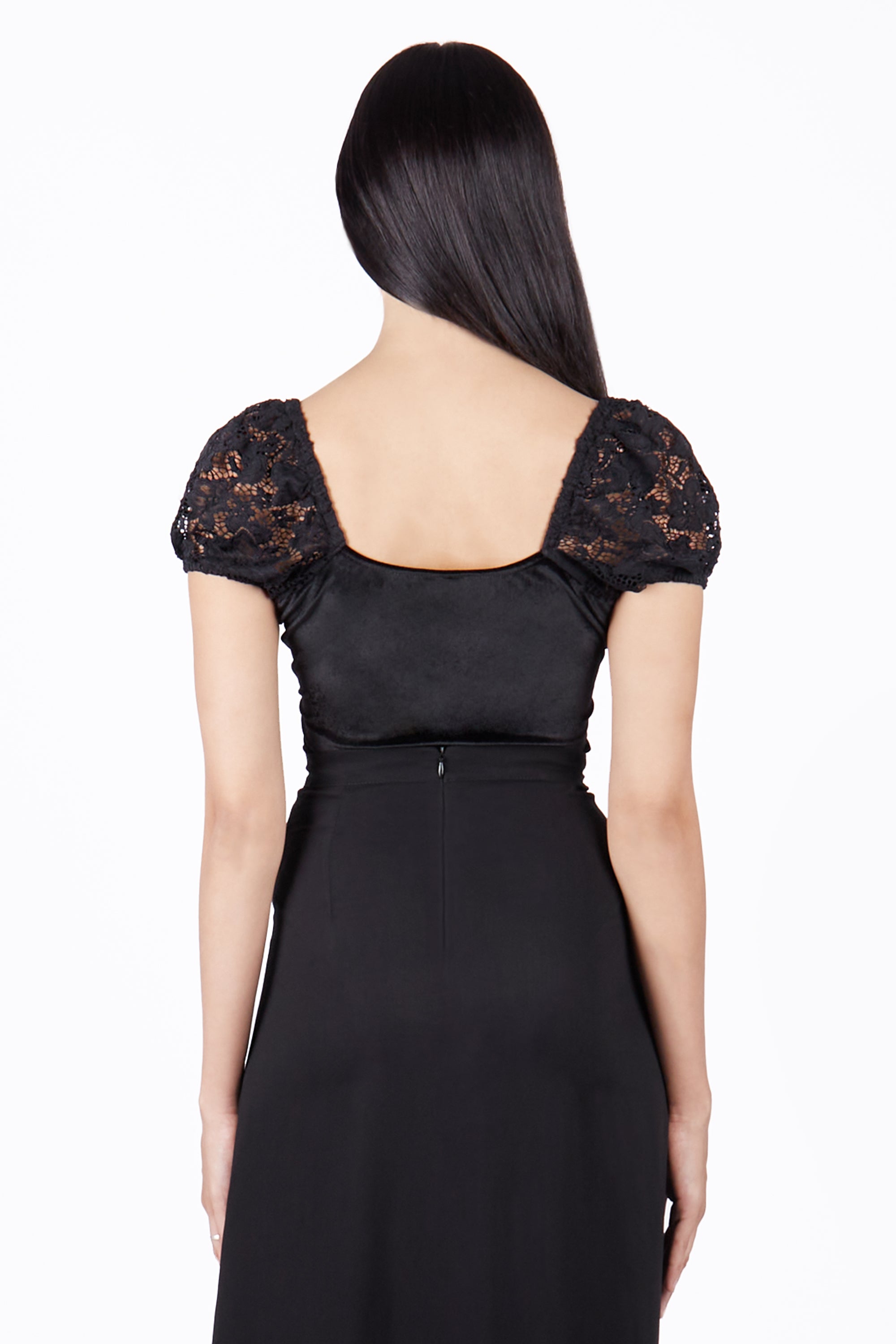 Emily Velvet Bodysuit - Mary Wyatt London