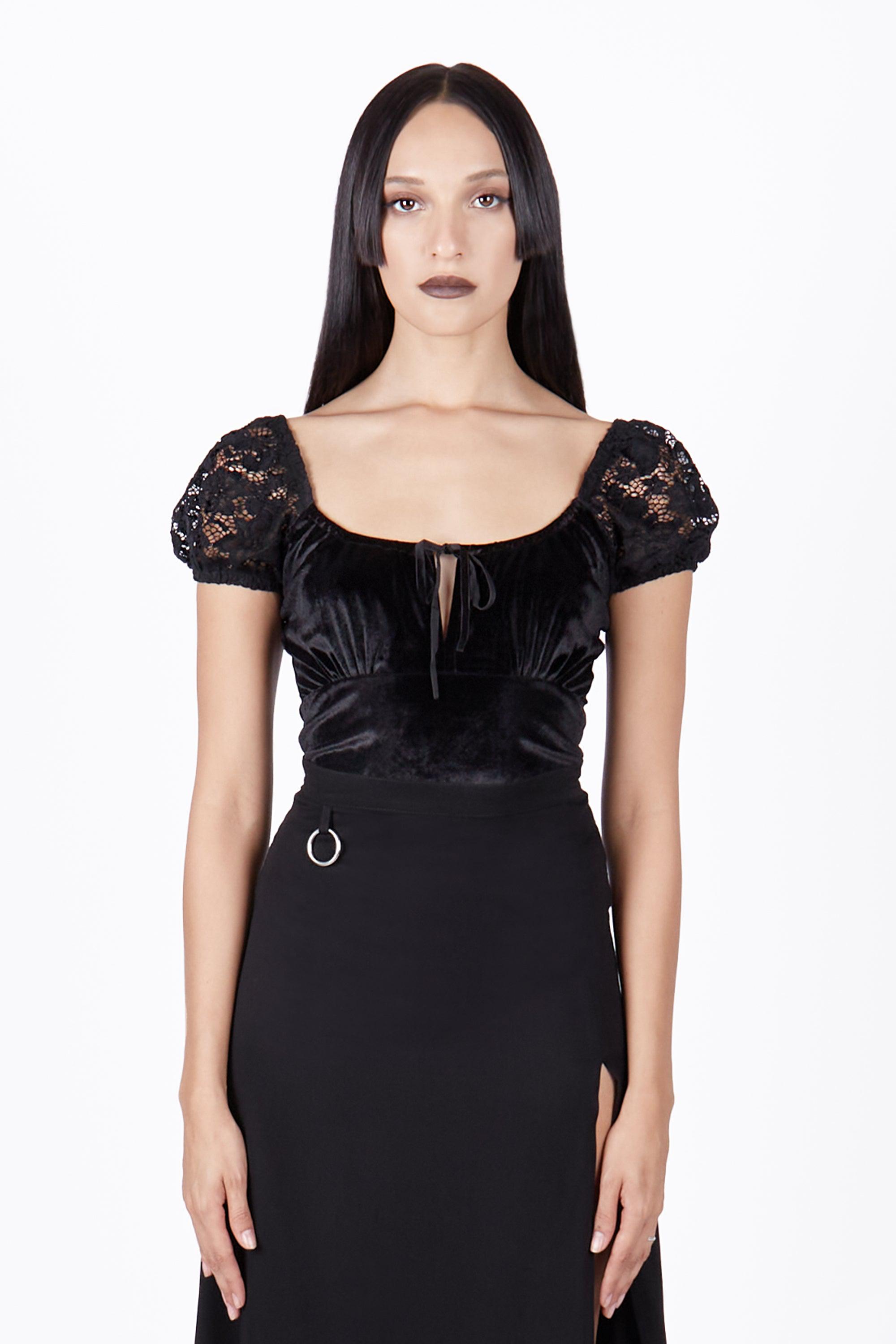 Emily Velvet Bodysuit - Mary Wyatt London