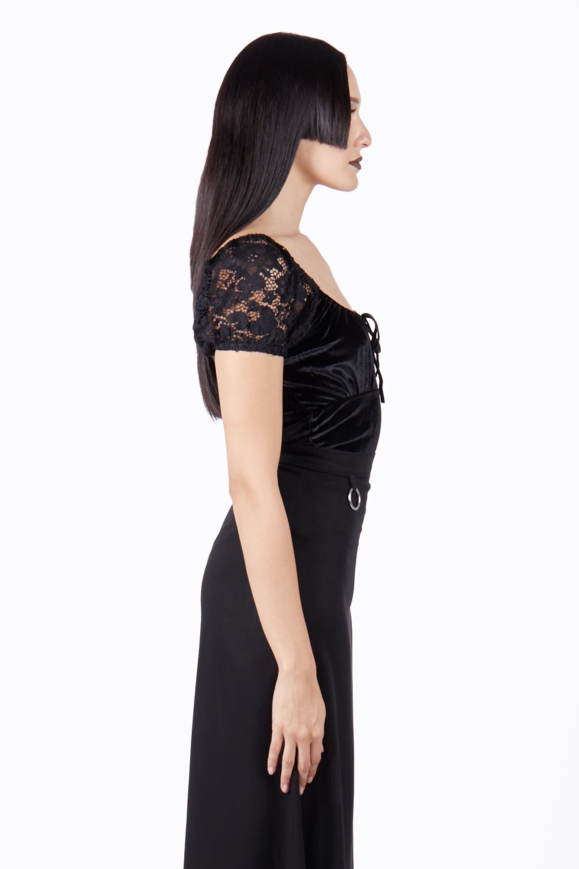 Emily Velvet Bodysuit - Mary Wyatt London
