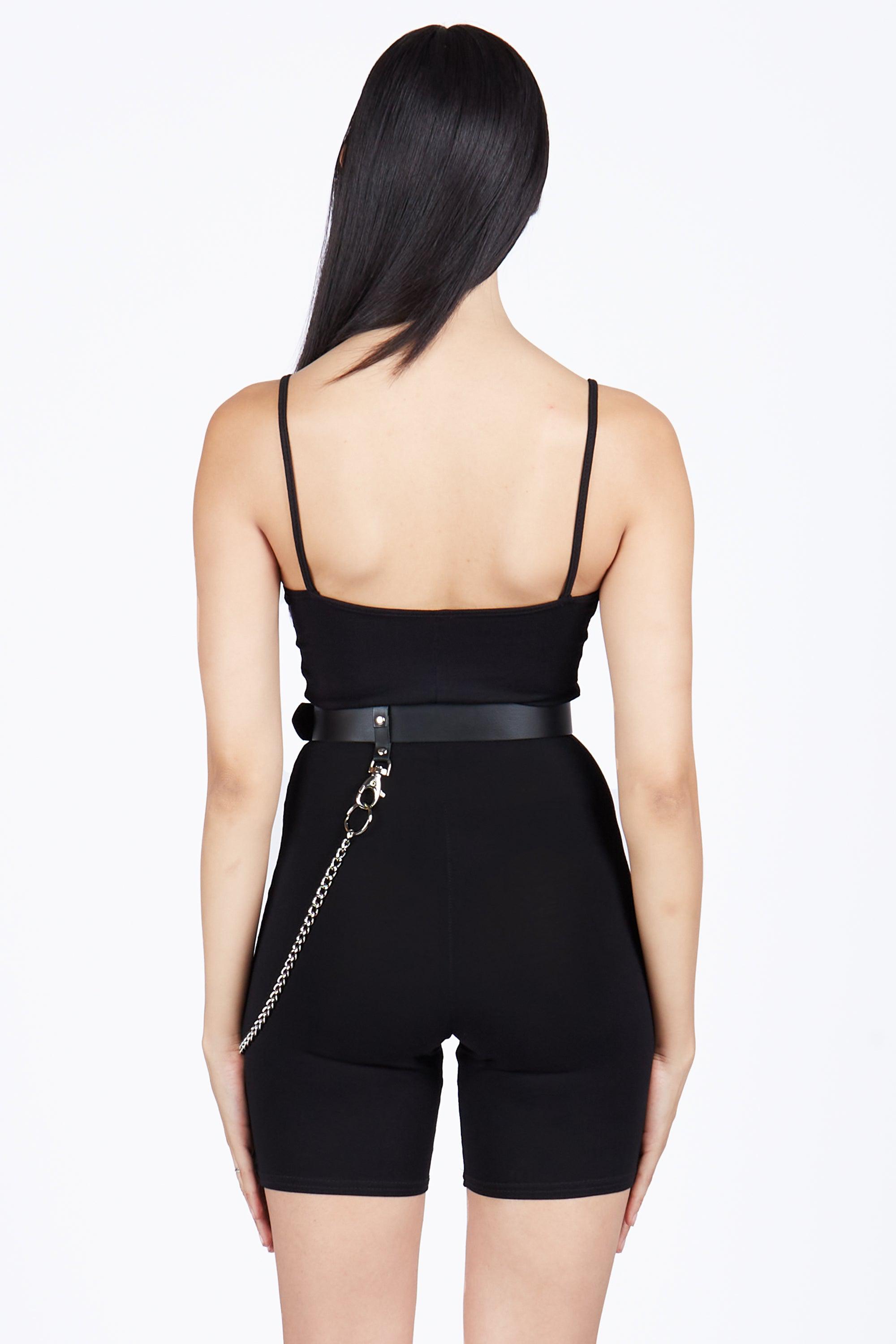 Axis Leather Chain Belt - Mary Wyatt London