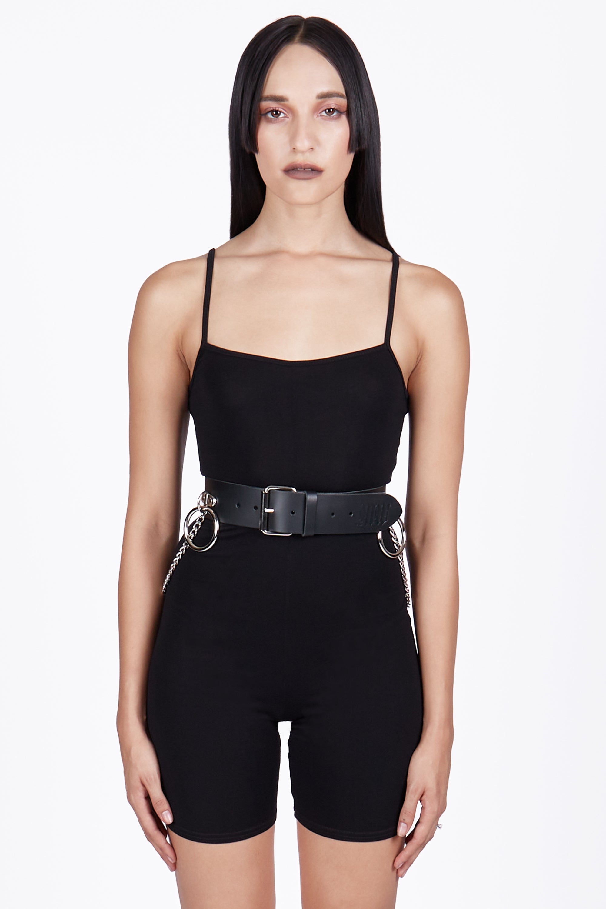 Obituary Leather O-Ring Belt - Mary Wyatt London