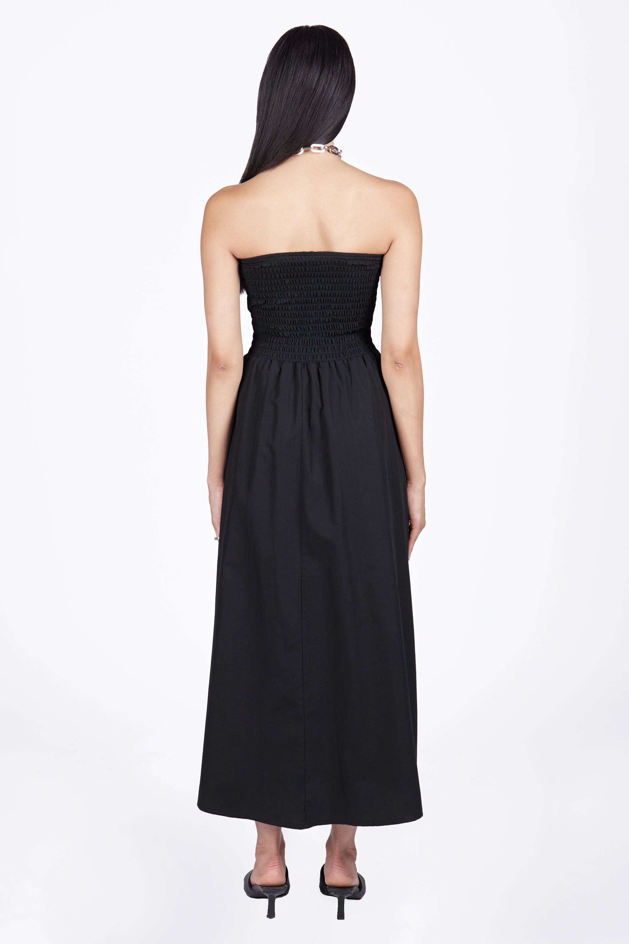 Ophidia Strapless Midi Dress - Mary Wyatt London