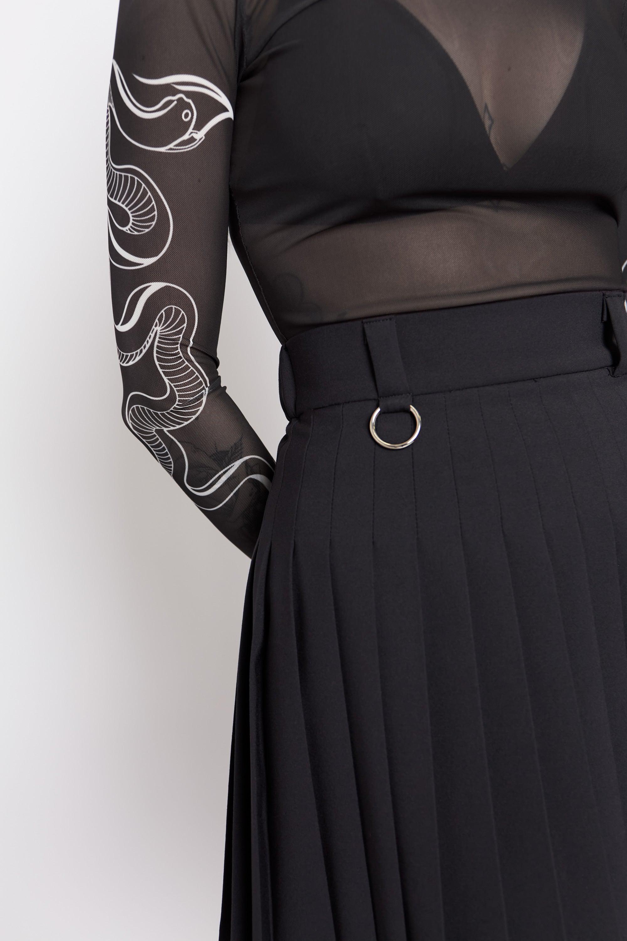 Rochelle Pleated Mini Skirt - Mary Wyatt London