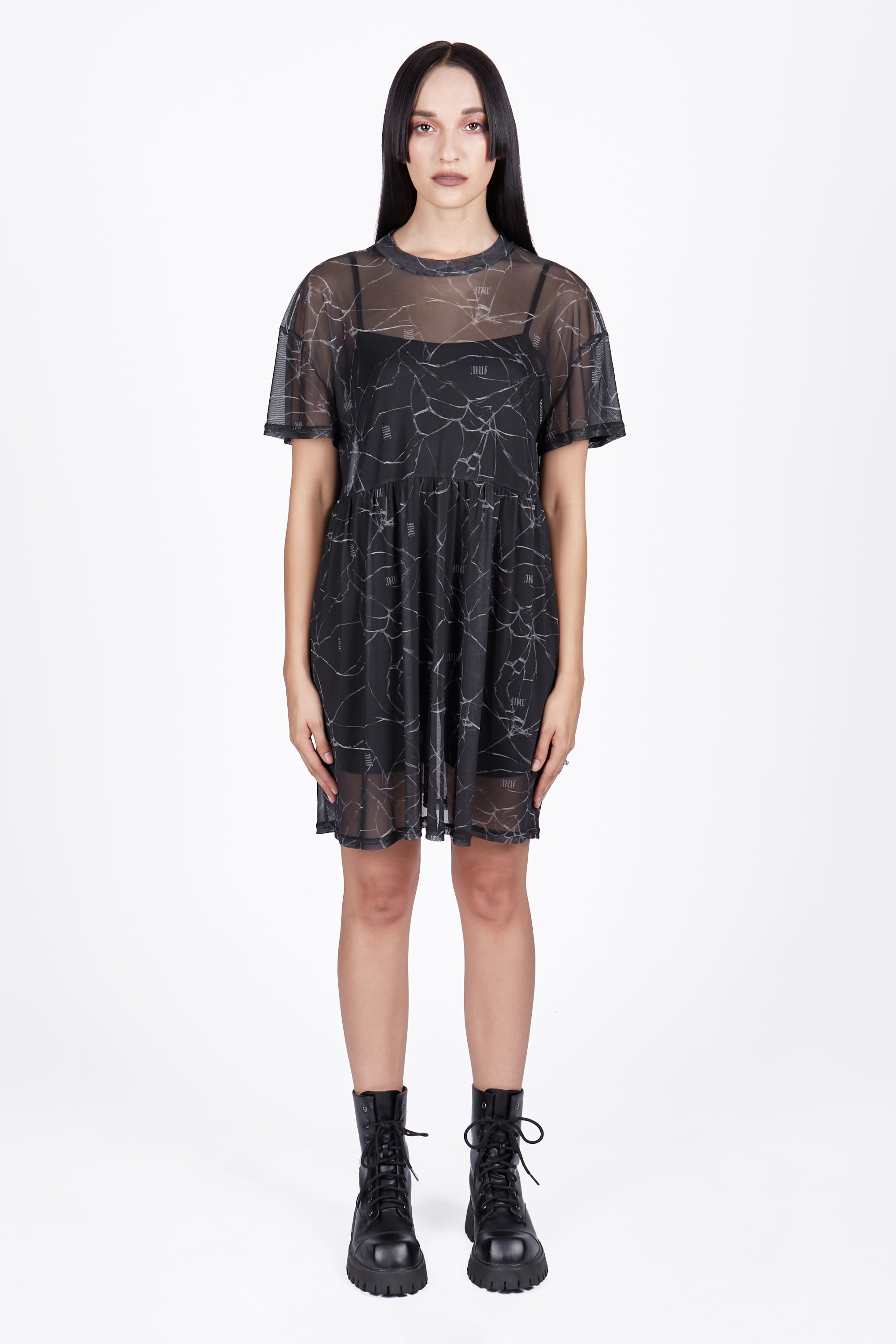 Schism Mesh Smock Dress - Mary Wyatt London