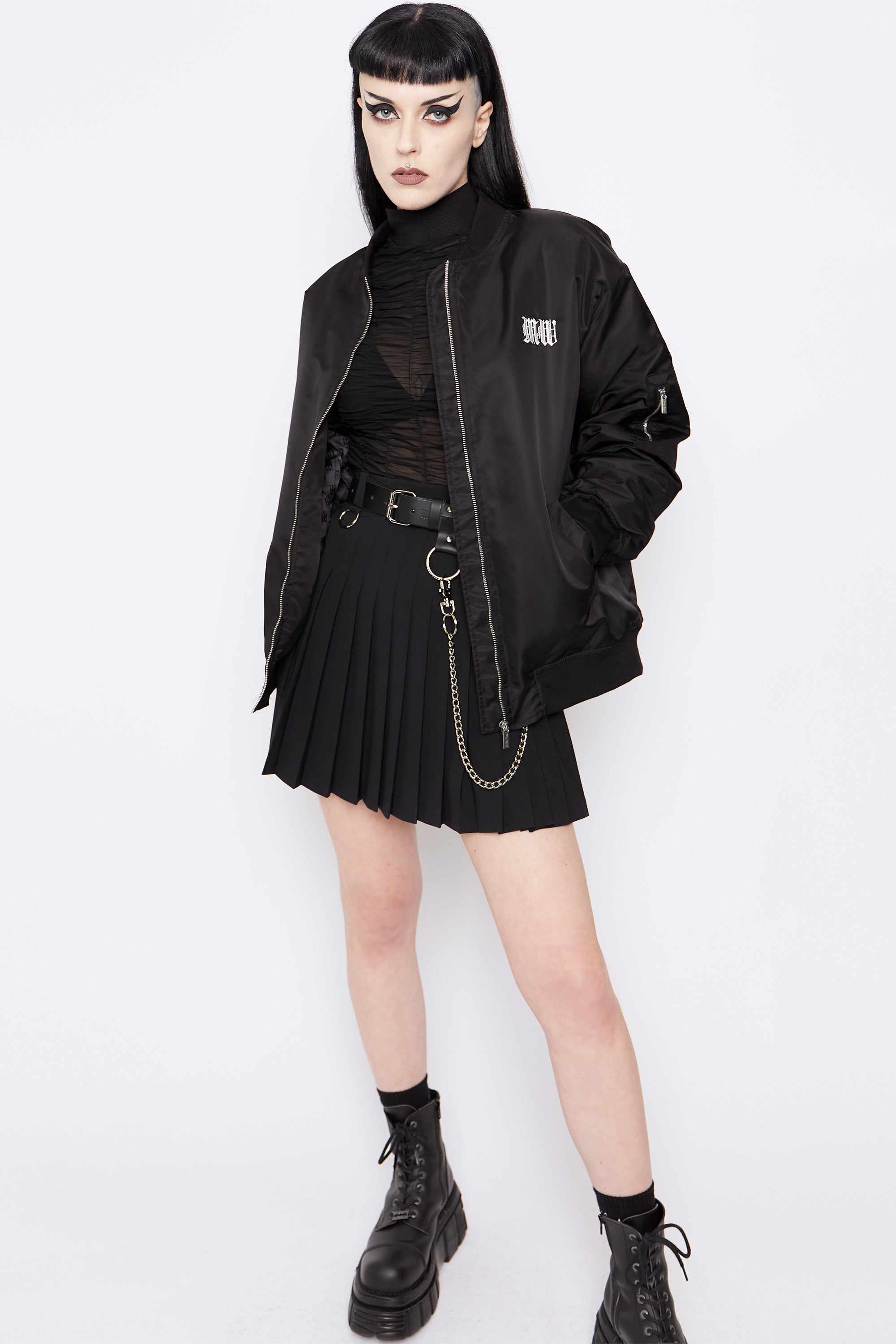 *Pre-Order* See You In Hell Oversized Bomber Jacket II