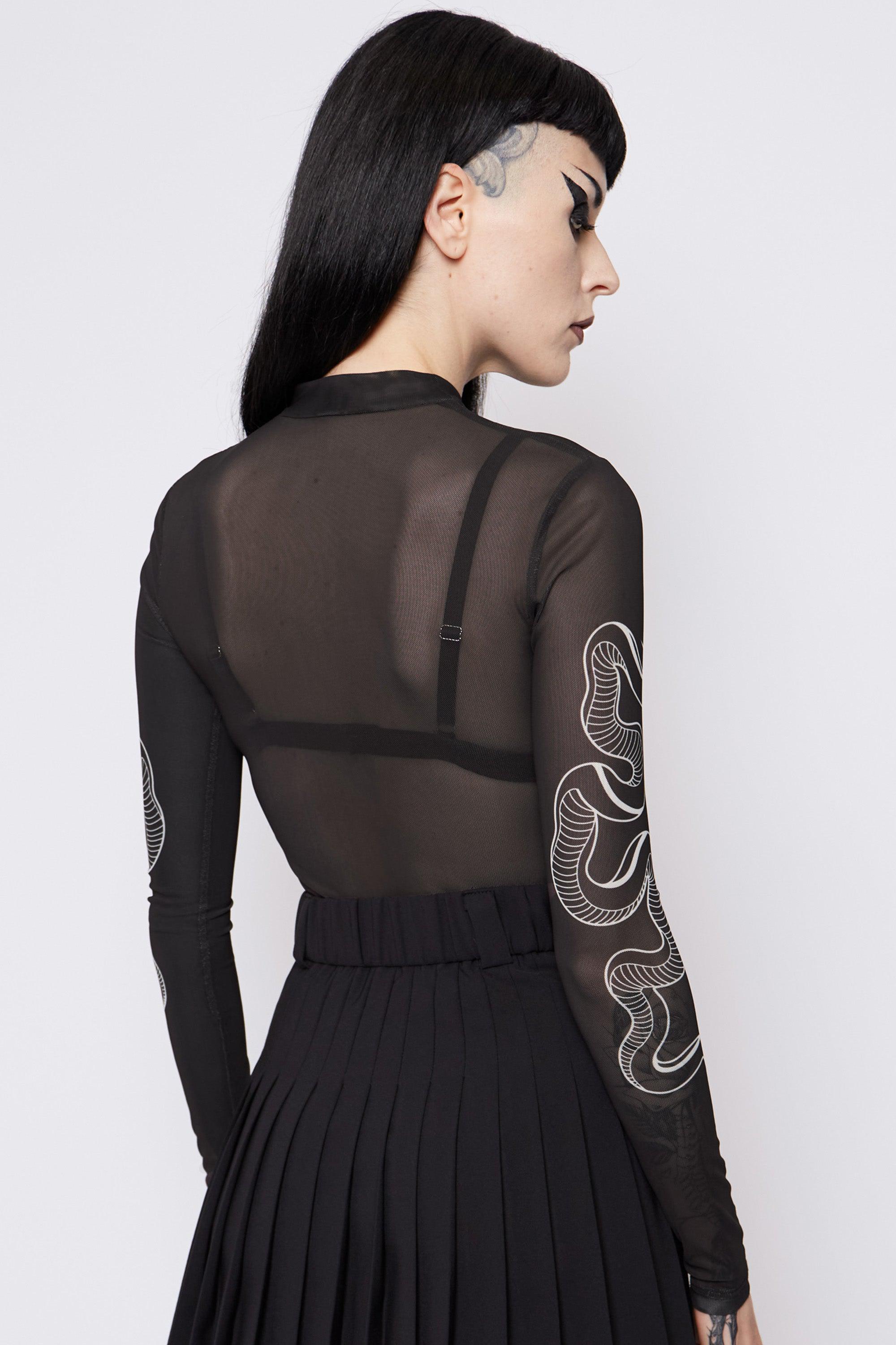 Selma Mesh Long Sleeve Top - Mary Wyatt London