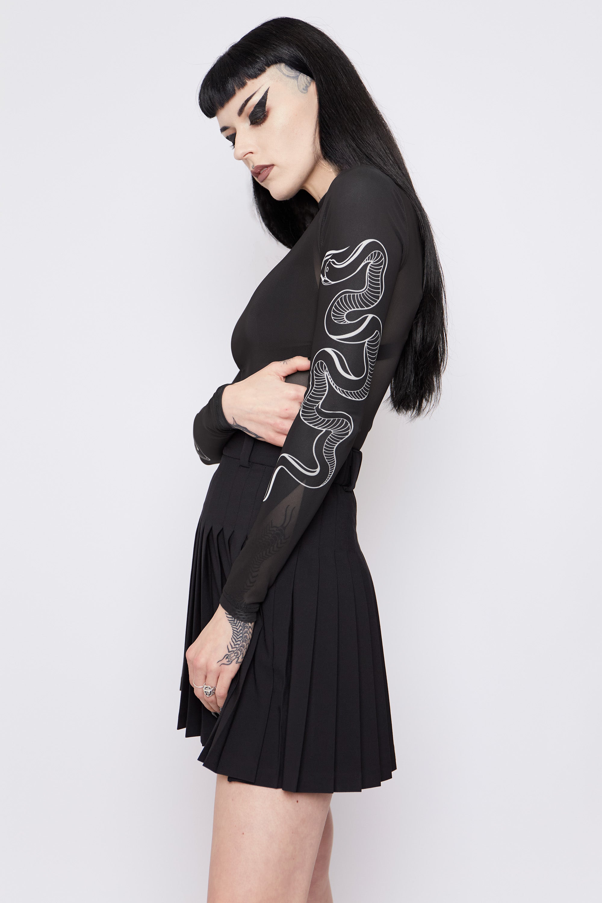 Selma Mesh Long Sleeve Top - Mary Wyatt London