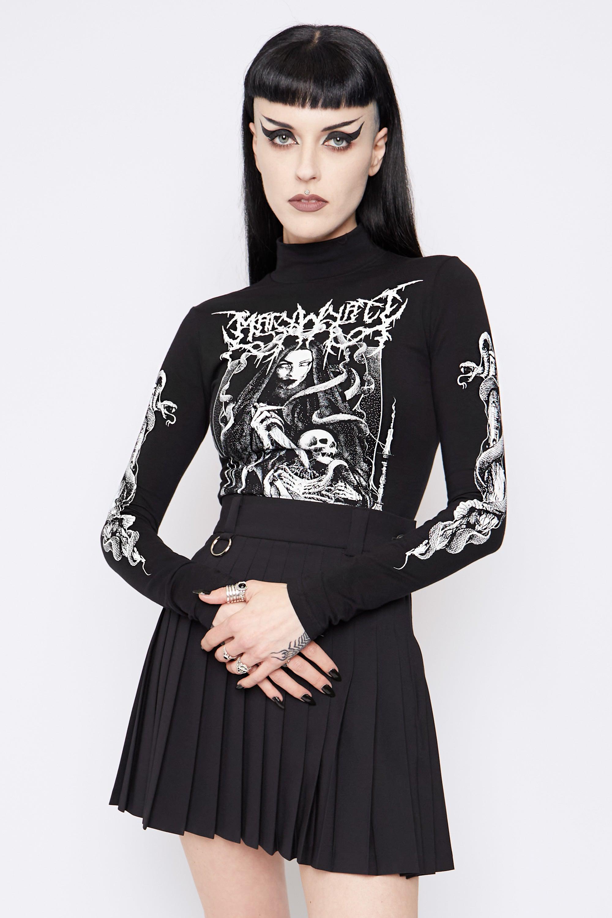Sorceress High Neck Long Sleeve Top
