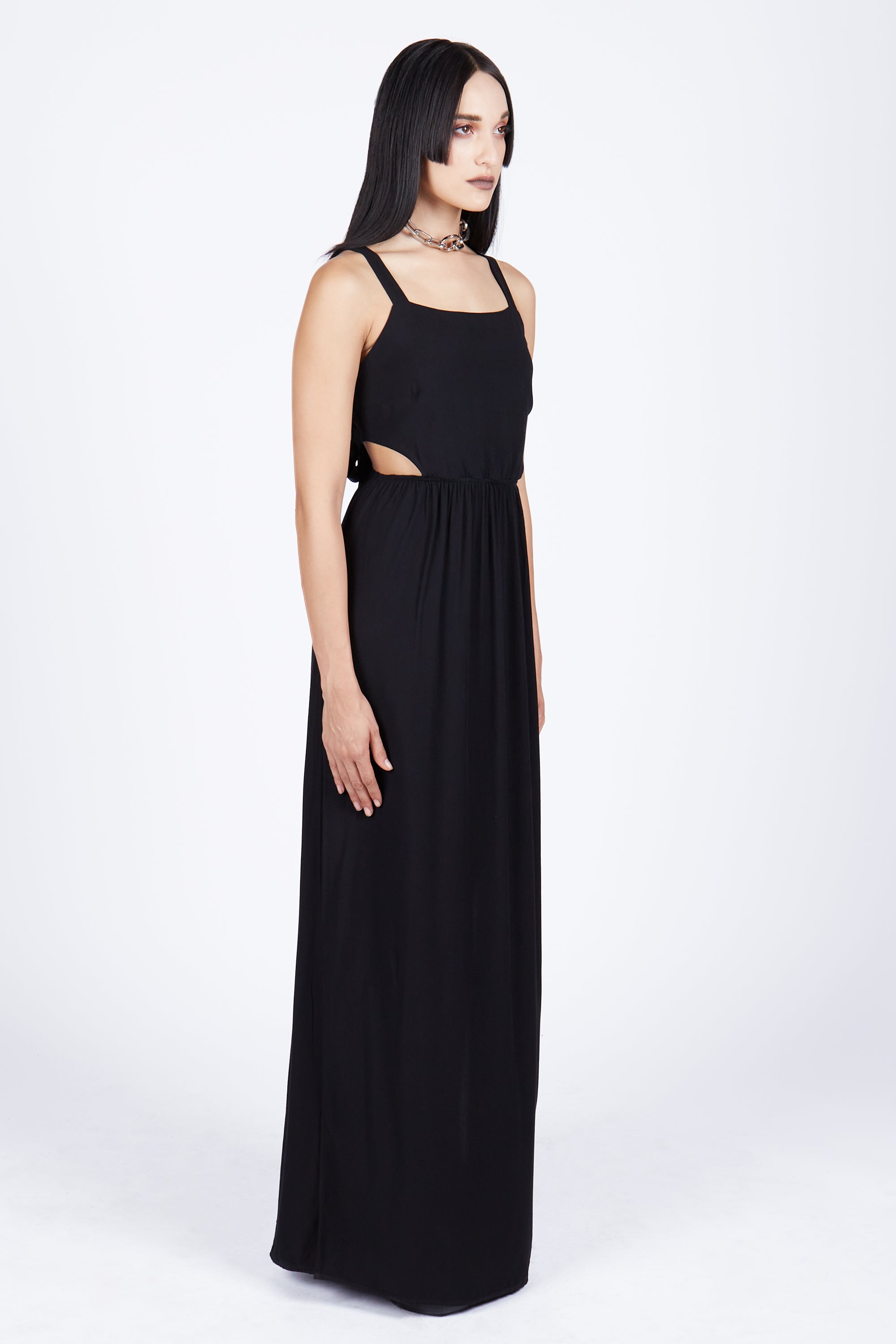 Suspiria Tie Back Maxi Dress - Mary Wyatt London