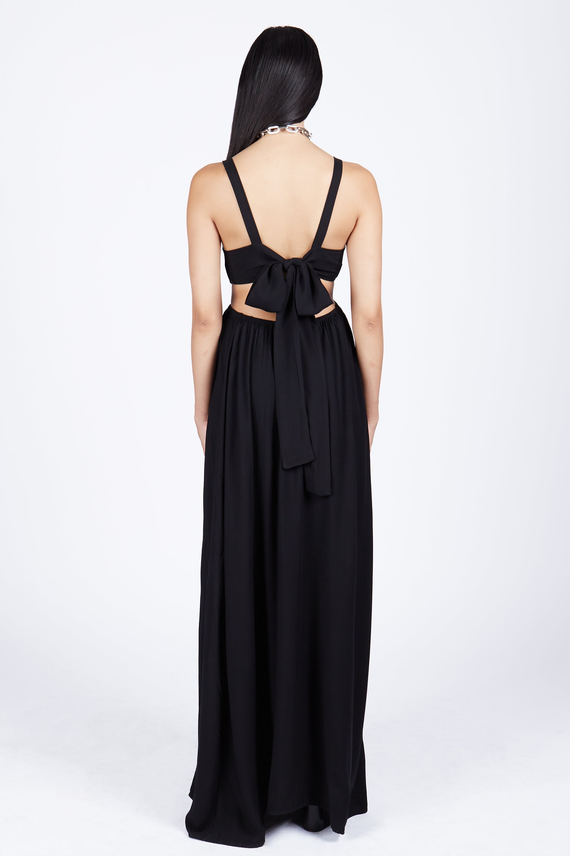 Suspiria Tie Back Maxi Dress - Mary Wyatt London
