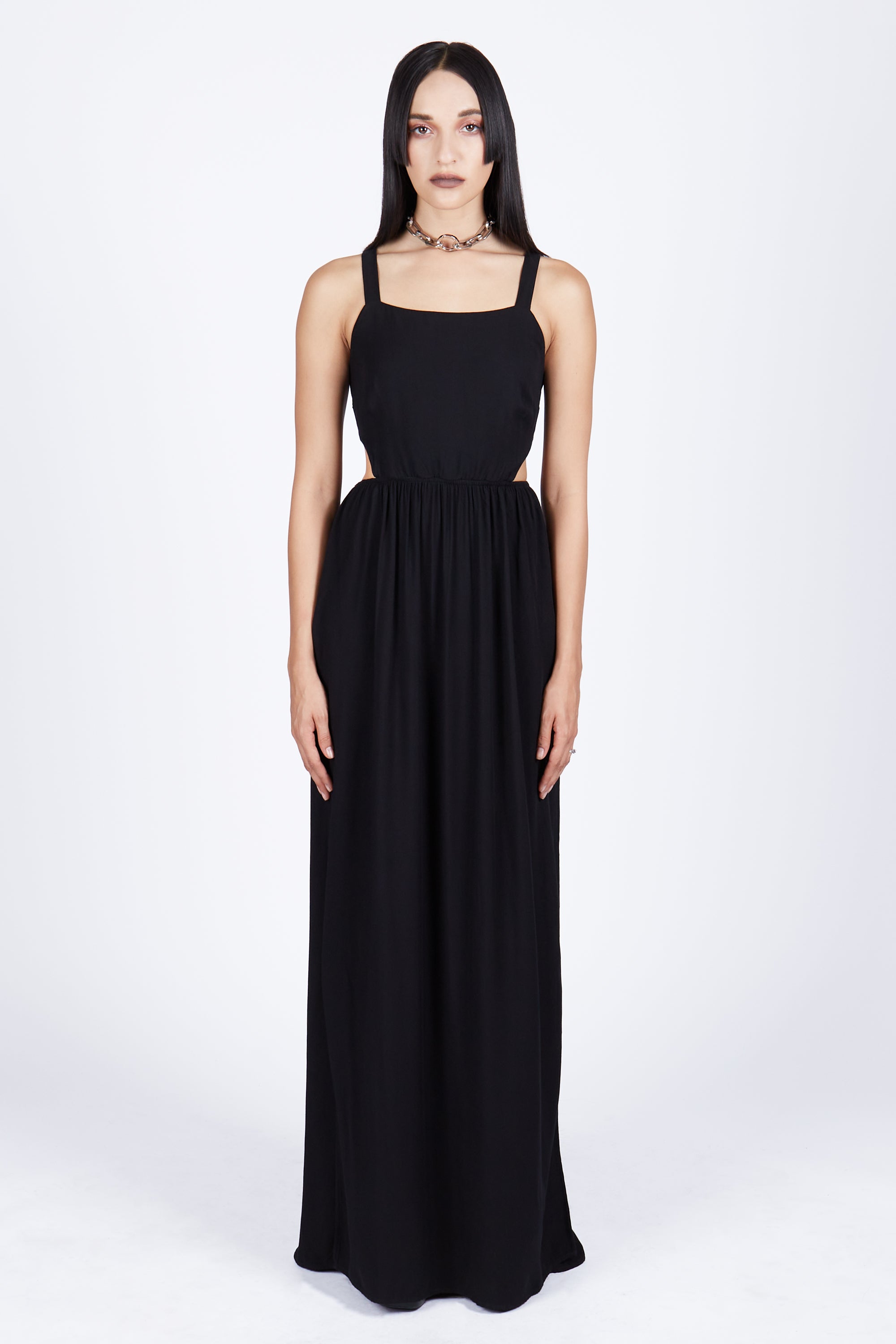 Suspiria Tie Back Maxi Dress - Mary Wyatt London