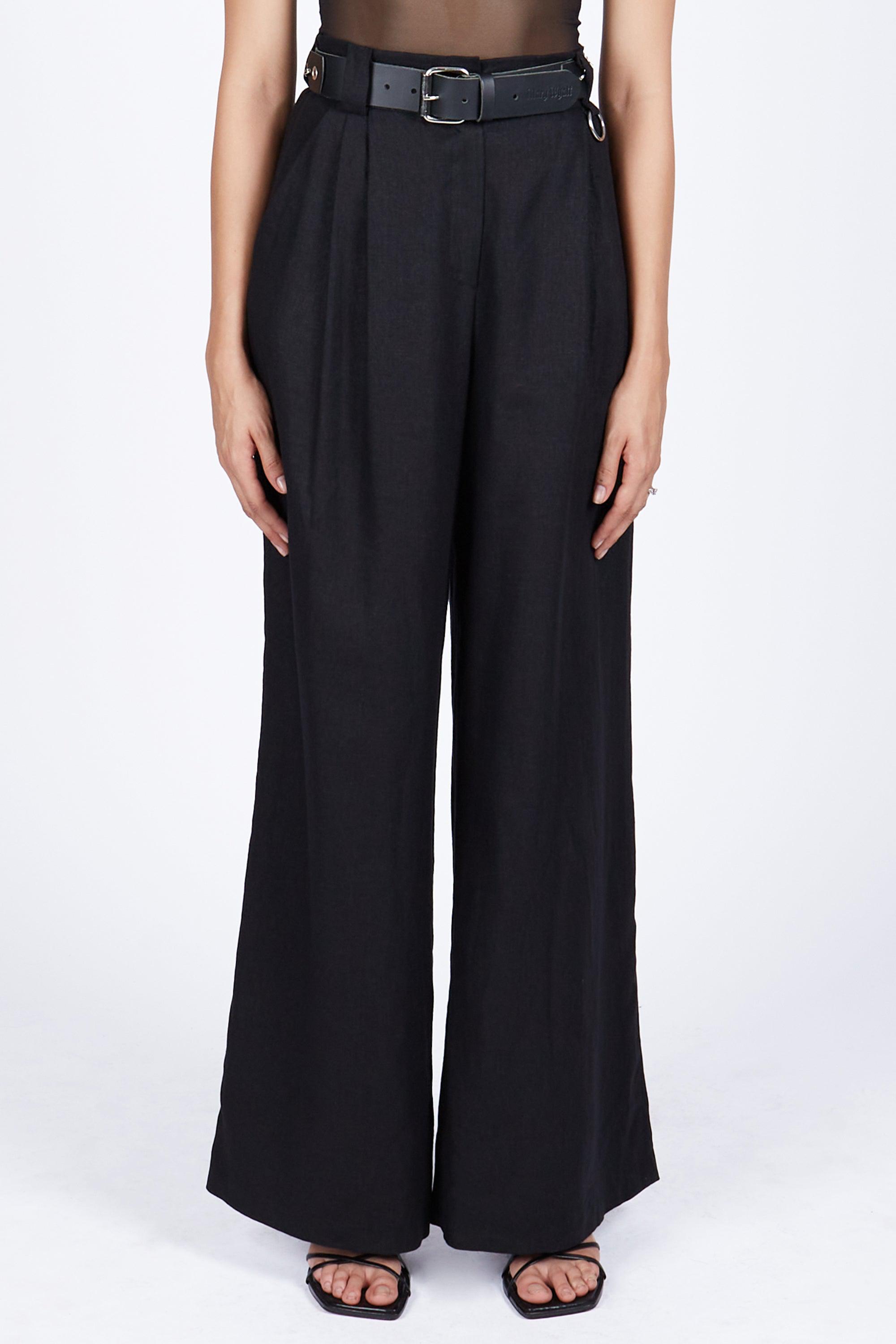 Wraith Linen Wide Leg Trousers - Mary Wyatt London