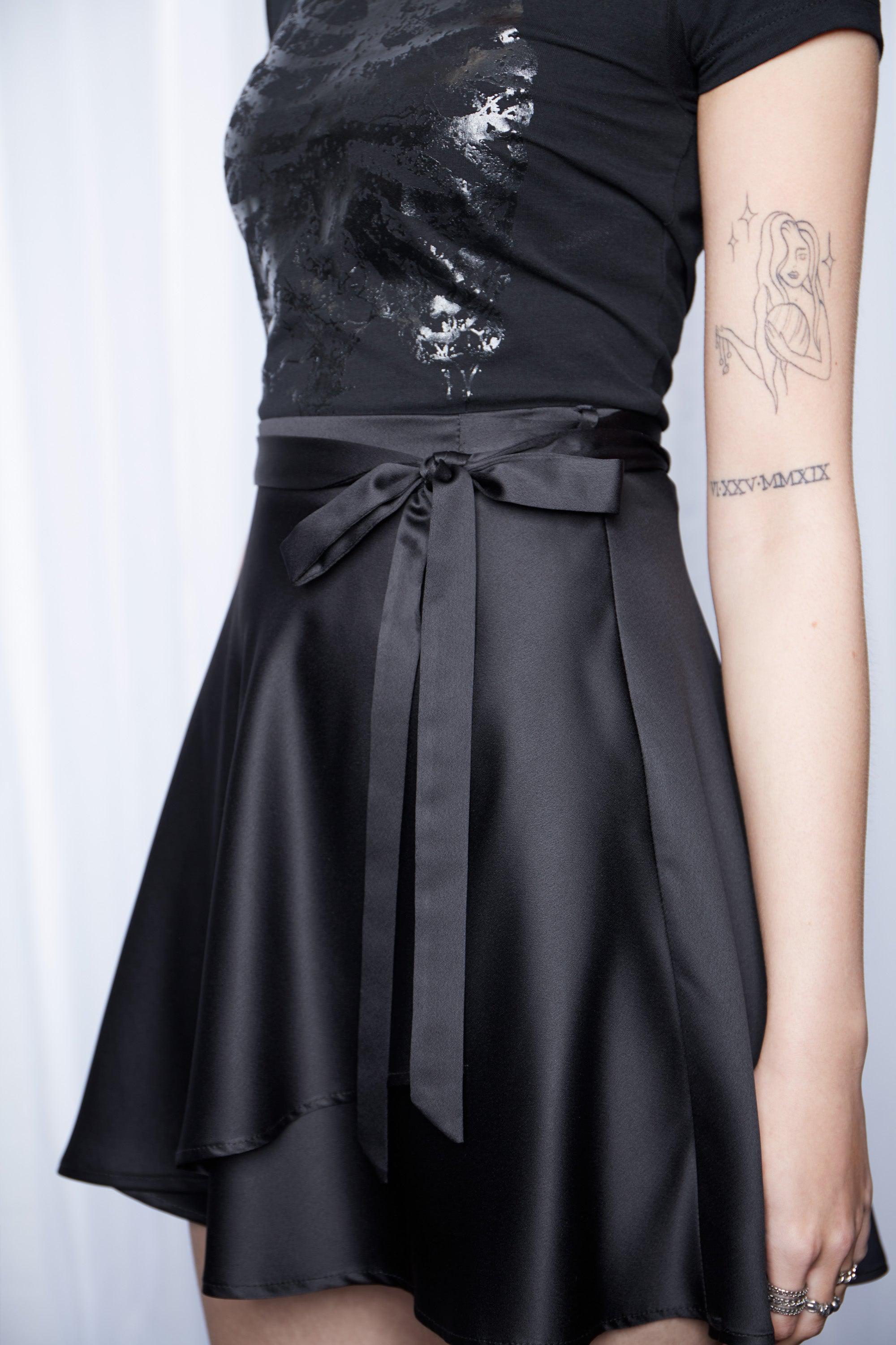 Siren Wrap Mini Skirt - Mary Wyatt London