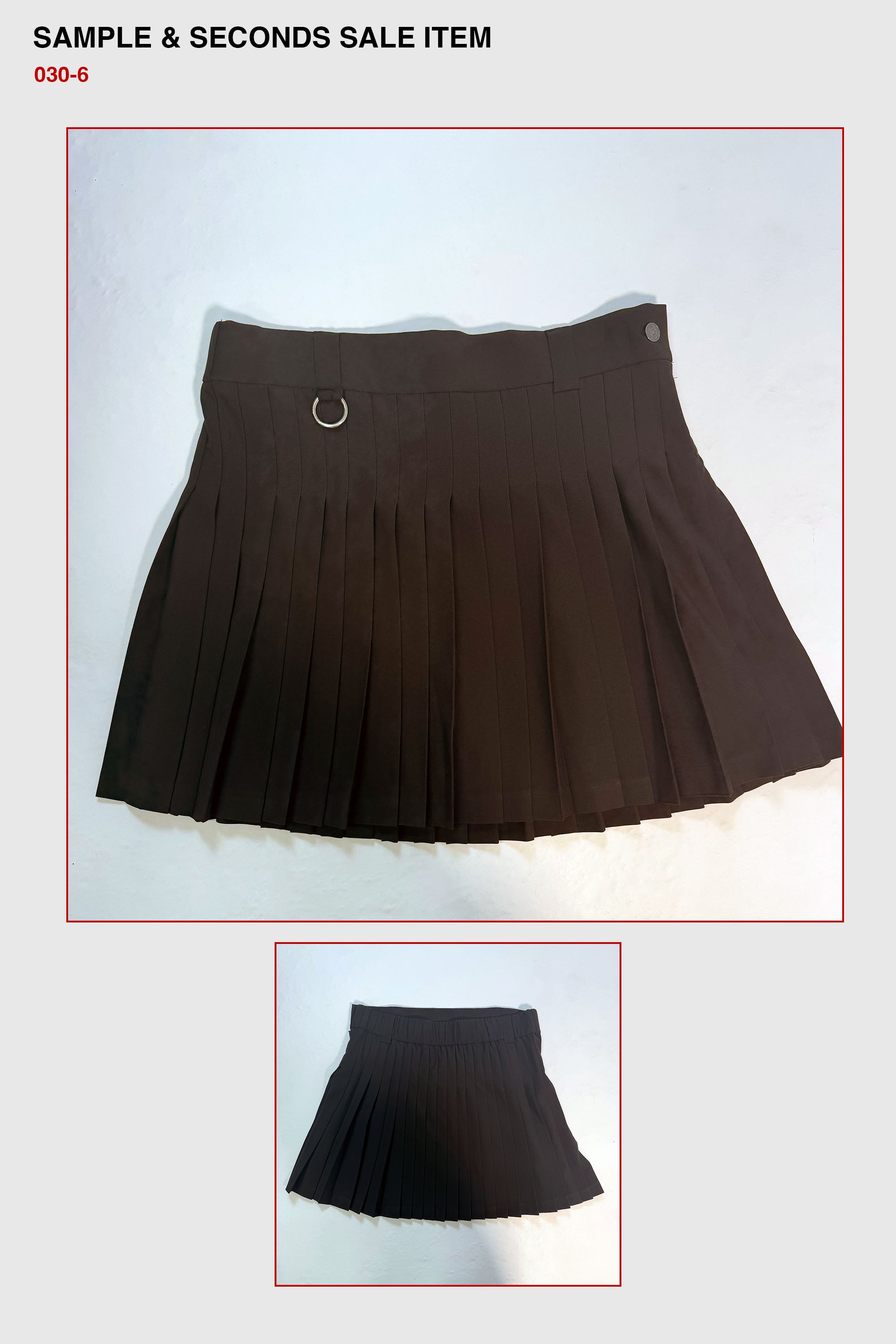 Rochelle Pleated Mini Skirt I - SAMPLE SALE