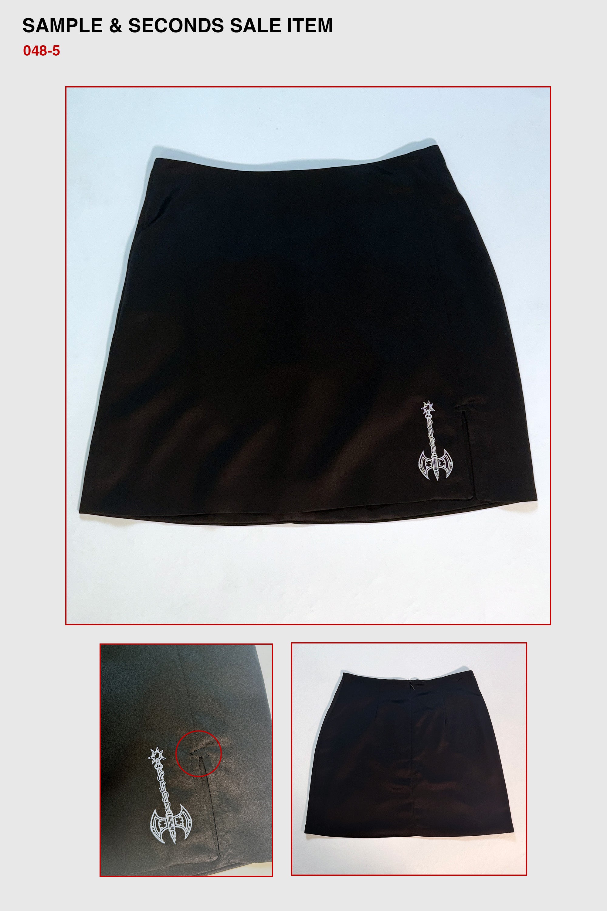 Briana Satin Mini Skirt - SAMPLE SALE