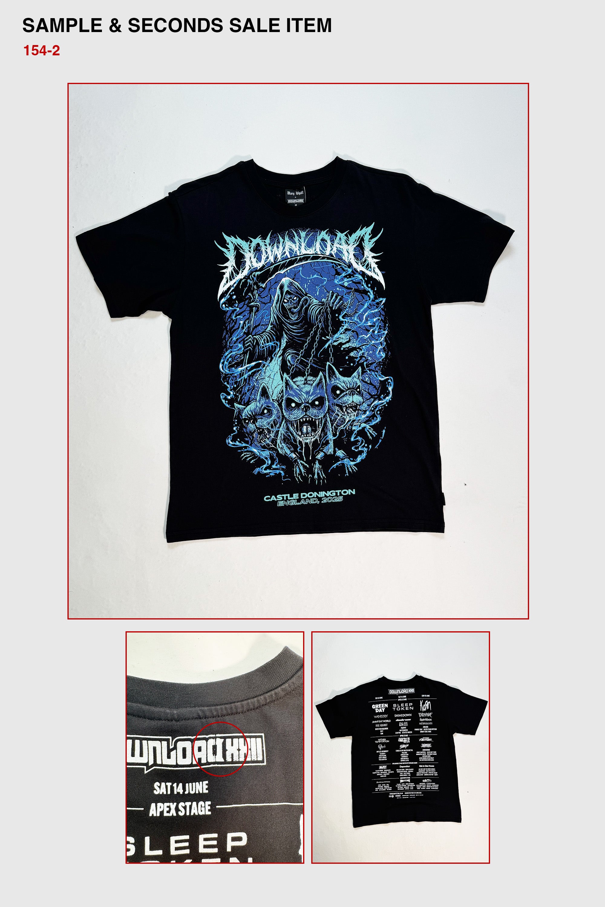 MW DLXXII Hellhound Line-Up Tee - SAMPLE SALE