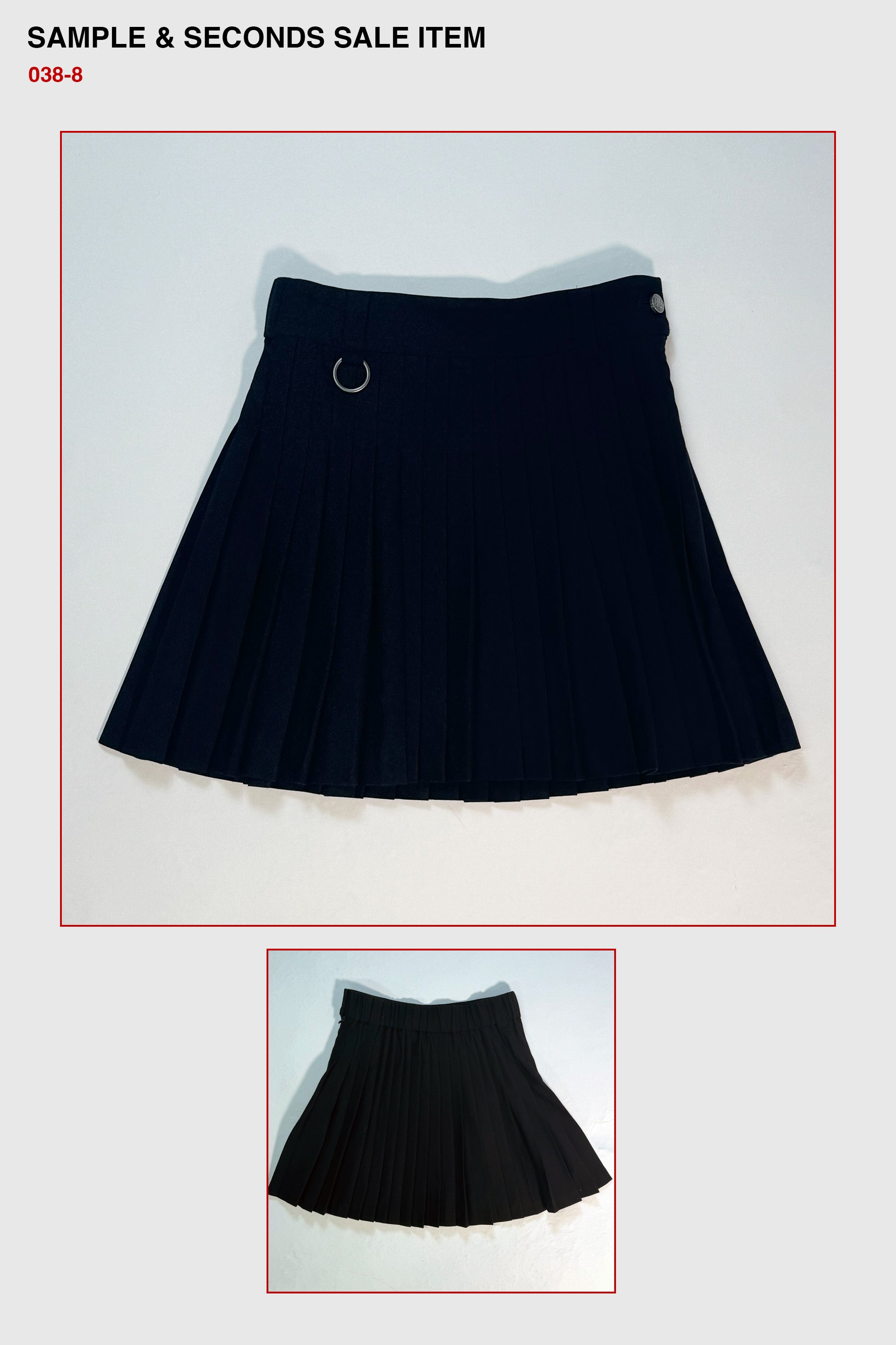 Rochelle Pleated Mini Skirt II - SAMPLE SALE