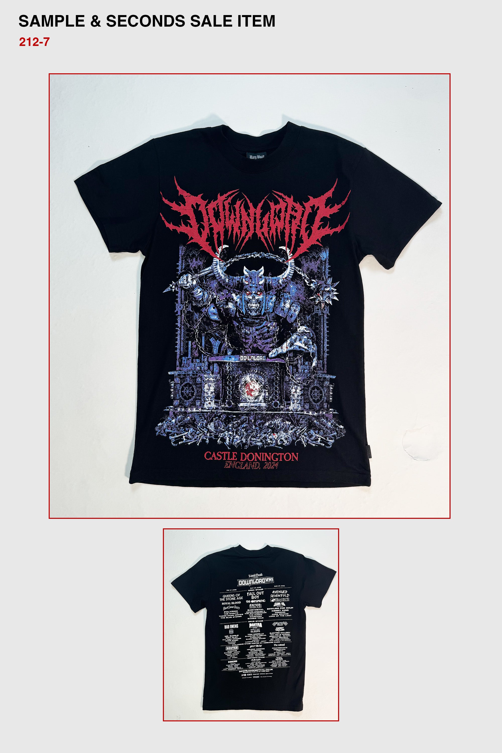 DLXXI Overlord Line-Up Tee - SAMPLE SALE