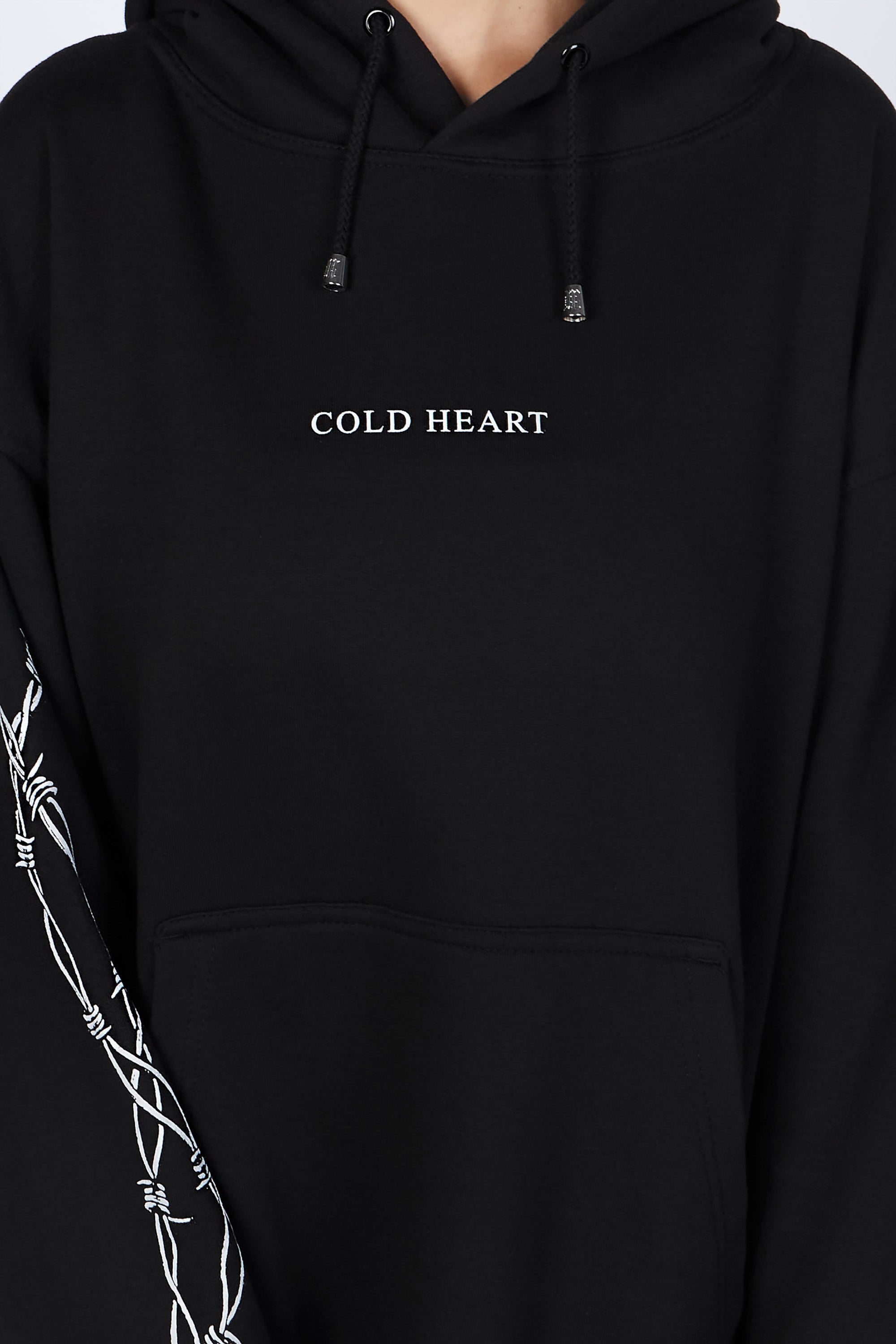 Cold Heart Oversized Pullover Hoodie - Mary Wyatt London