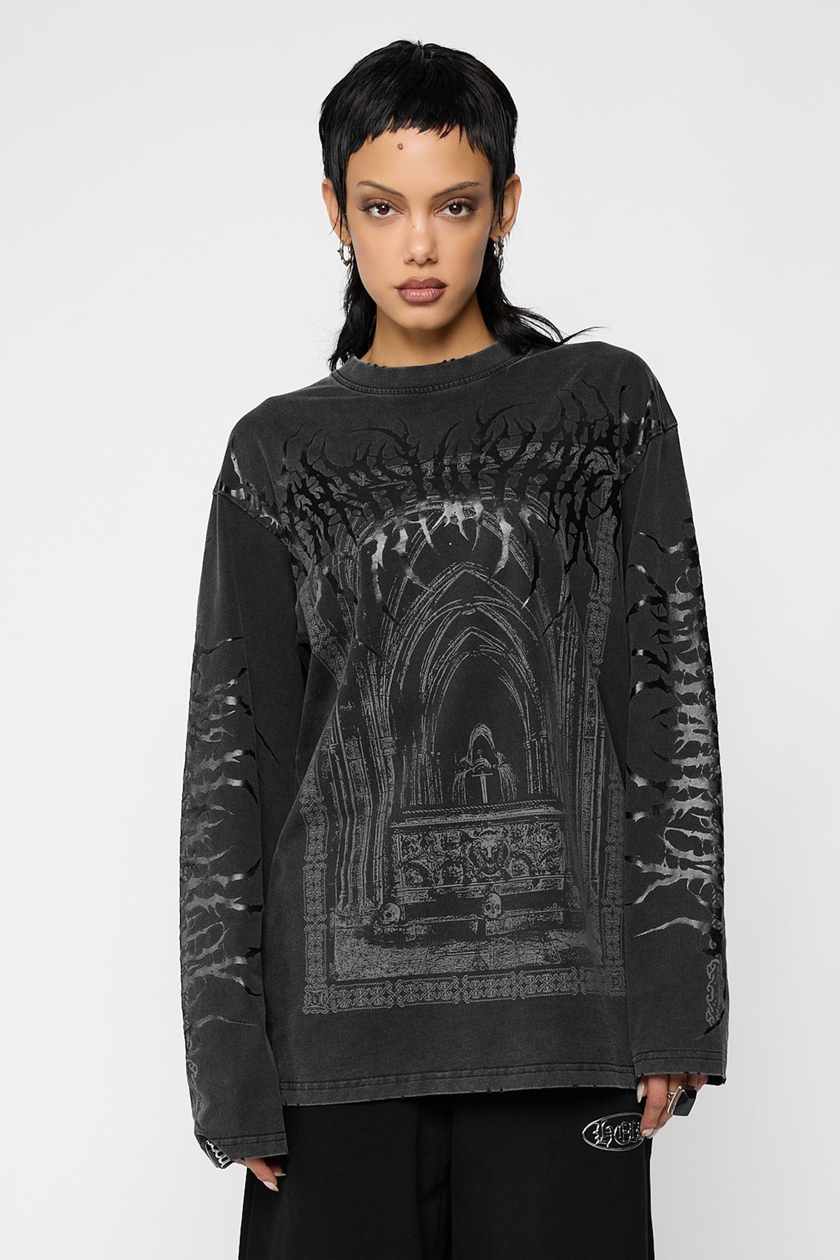 Eminence Oversized Long Sleeve Tee