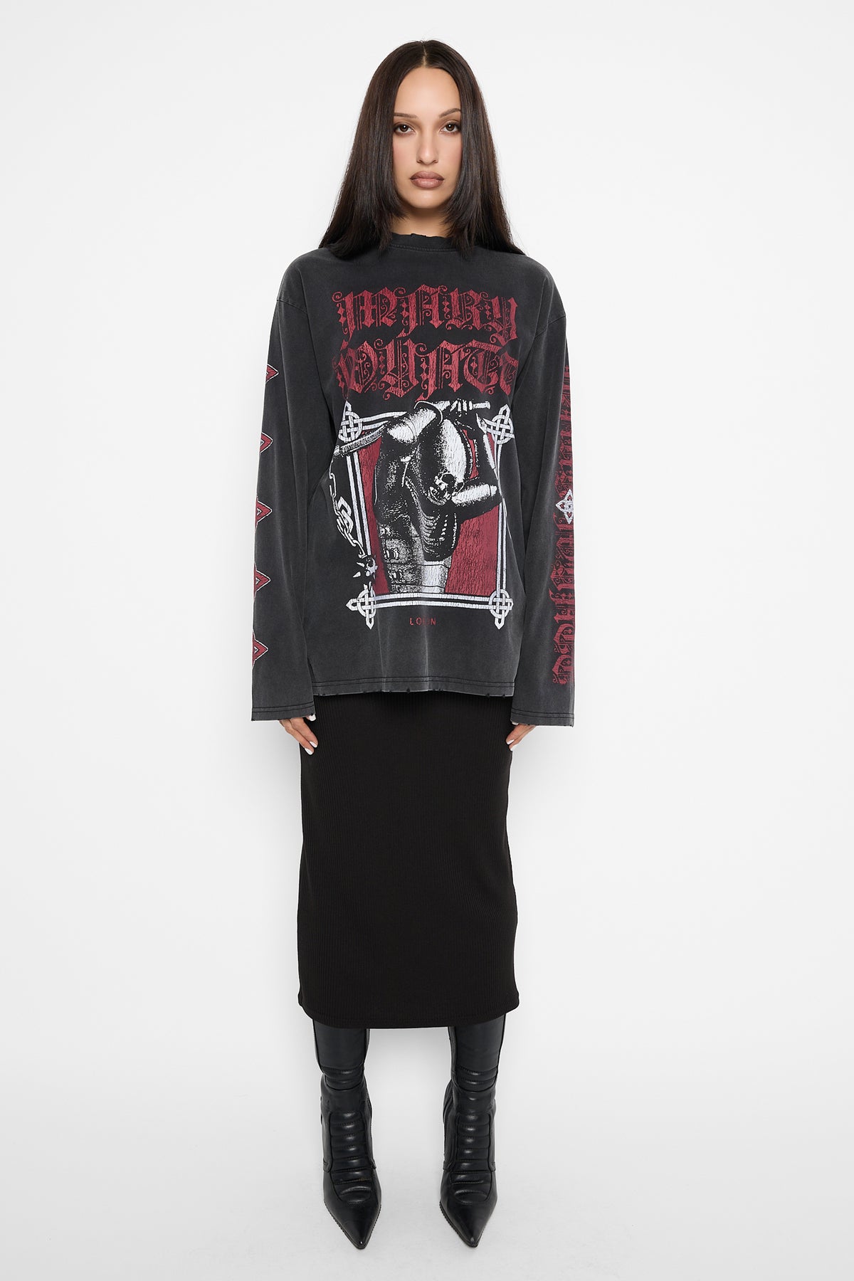 Emperor Oversized Long Sleeve Tee