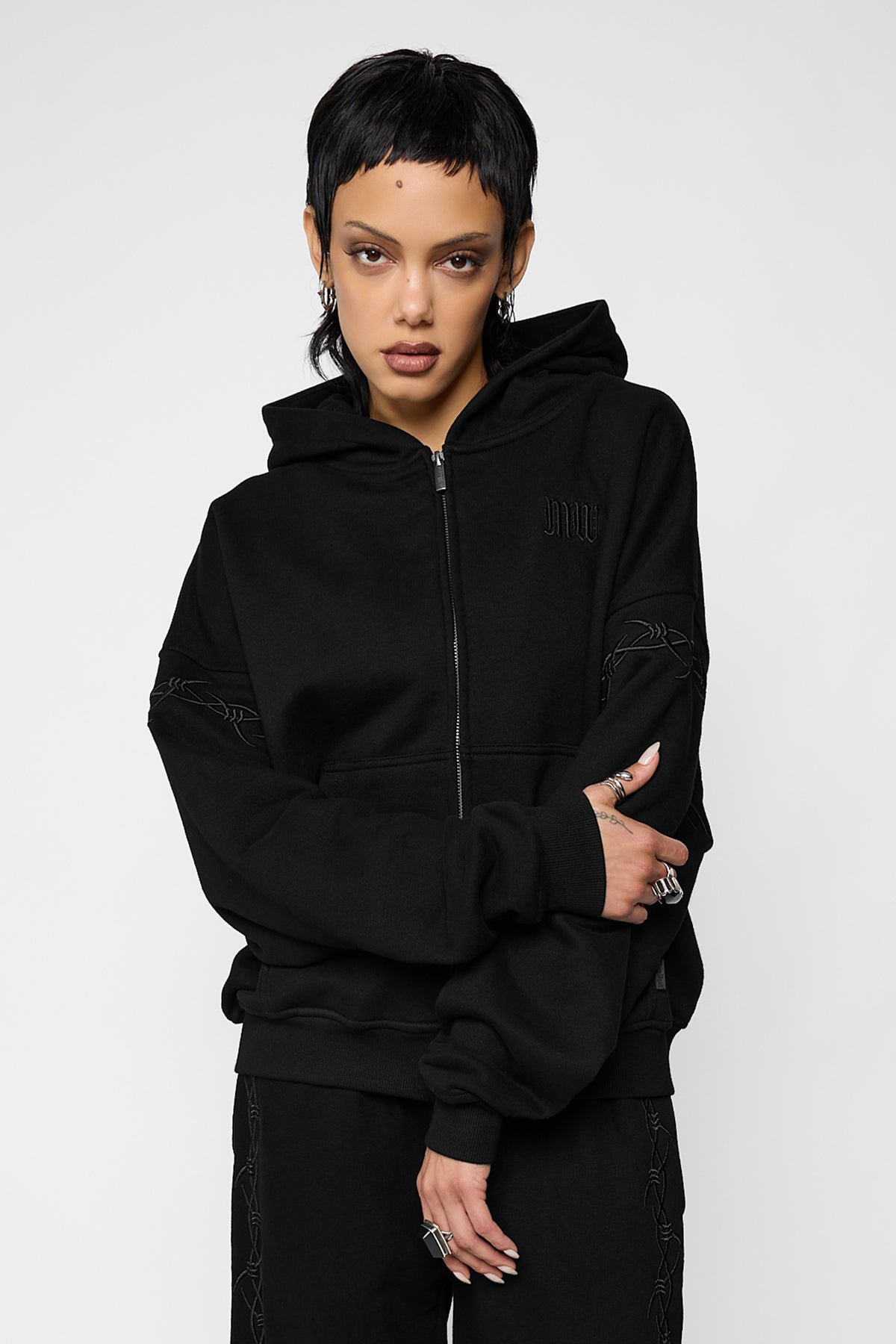 Immure Oversized Zip Hoodie