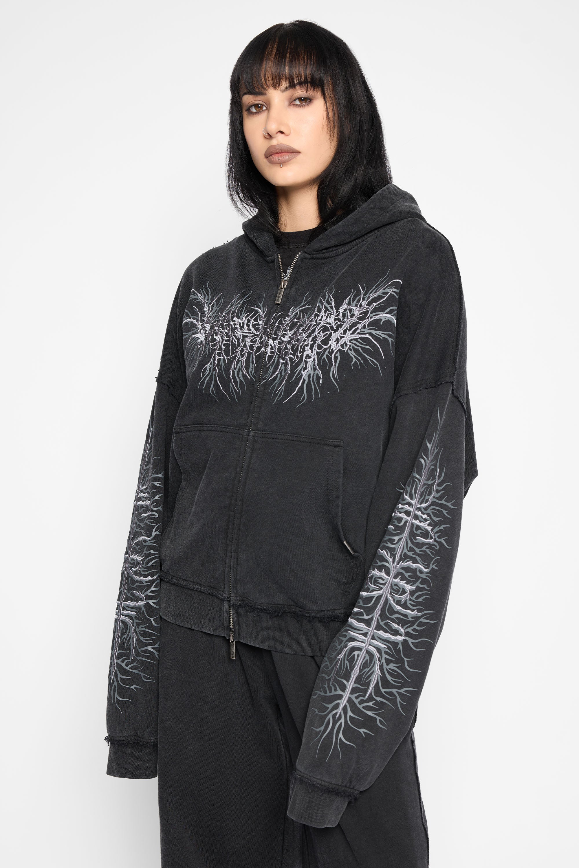 Lithium Oversized Zip Hoodie
