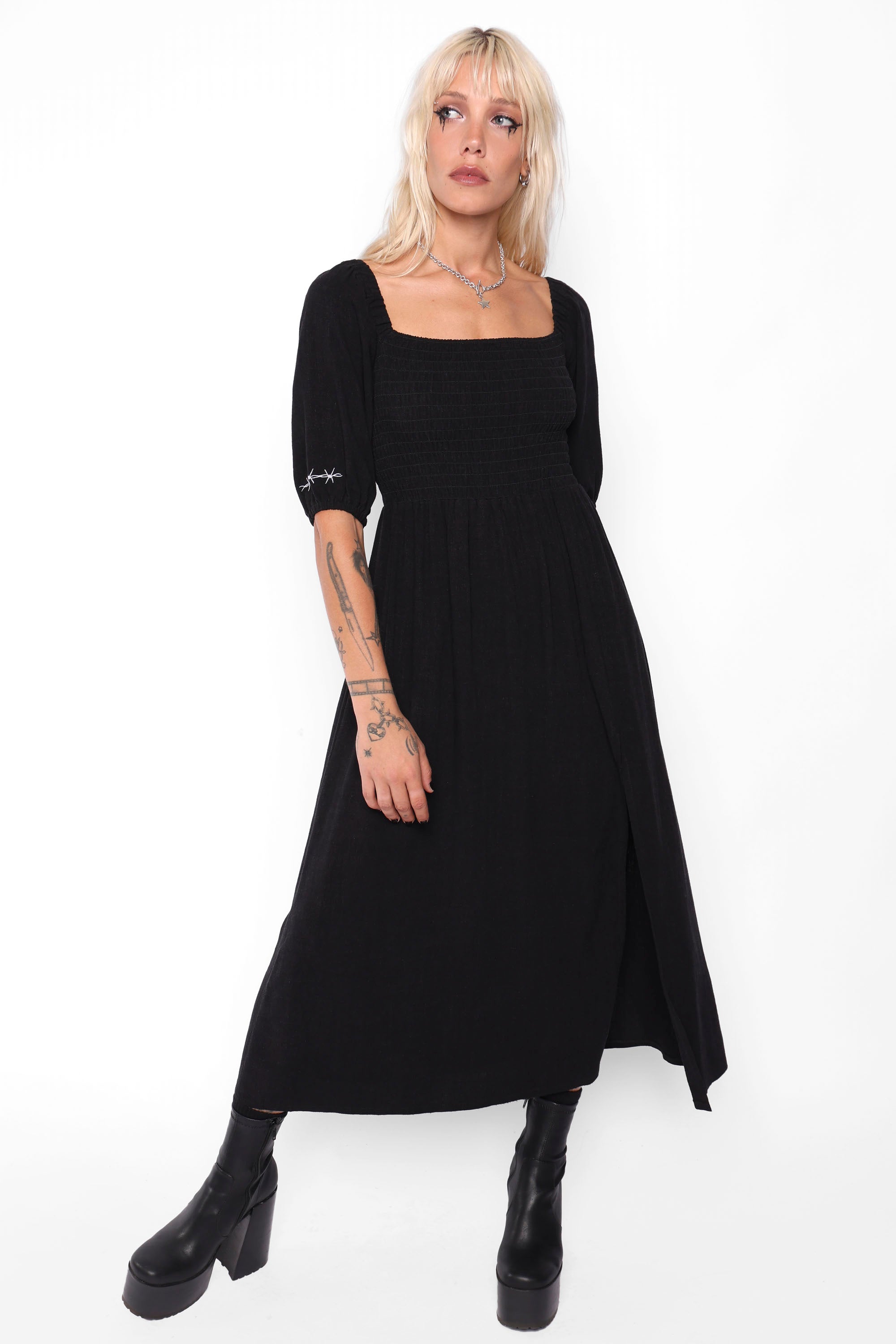 Maiden Linen Midi Dress