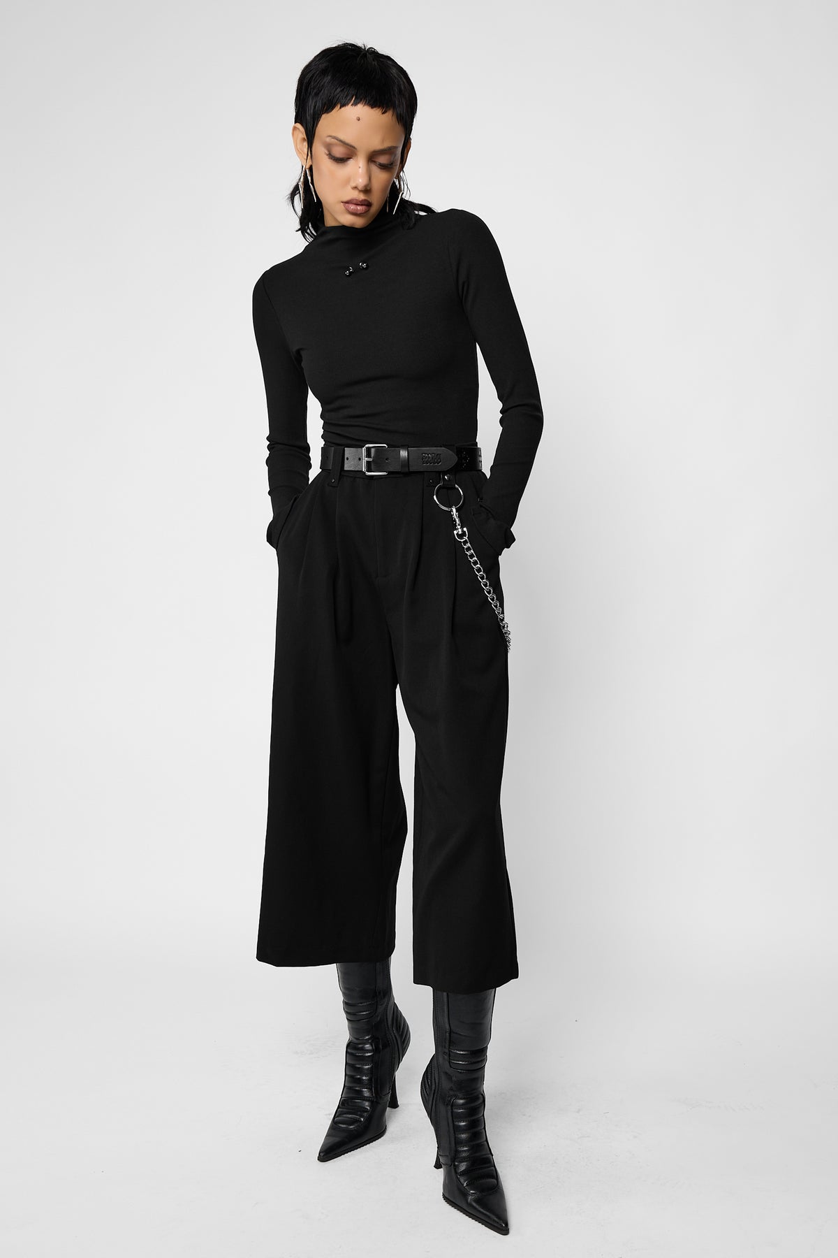 Madelyn Long Sleeve Pierced Top