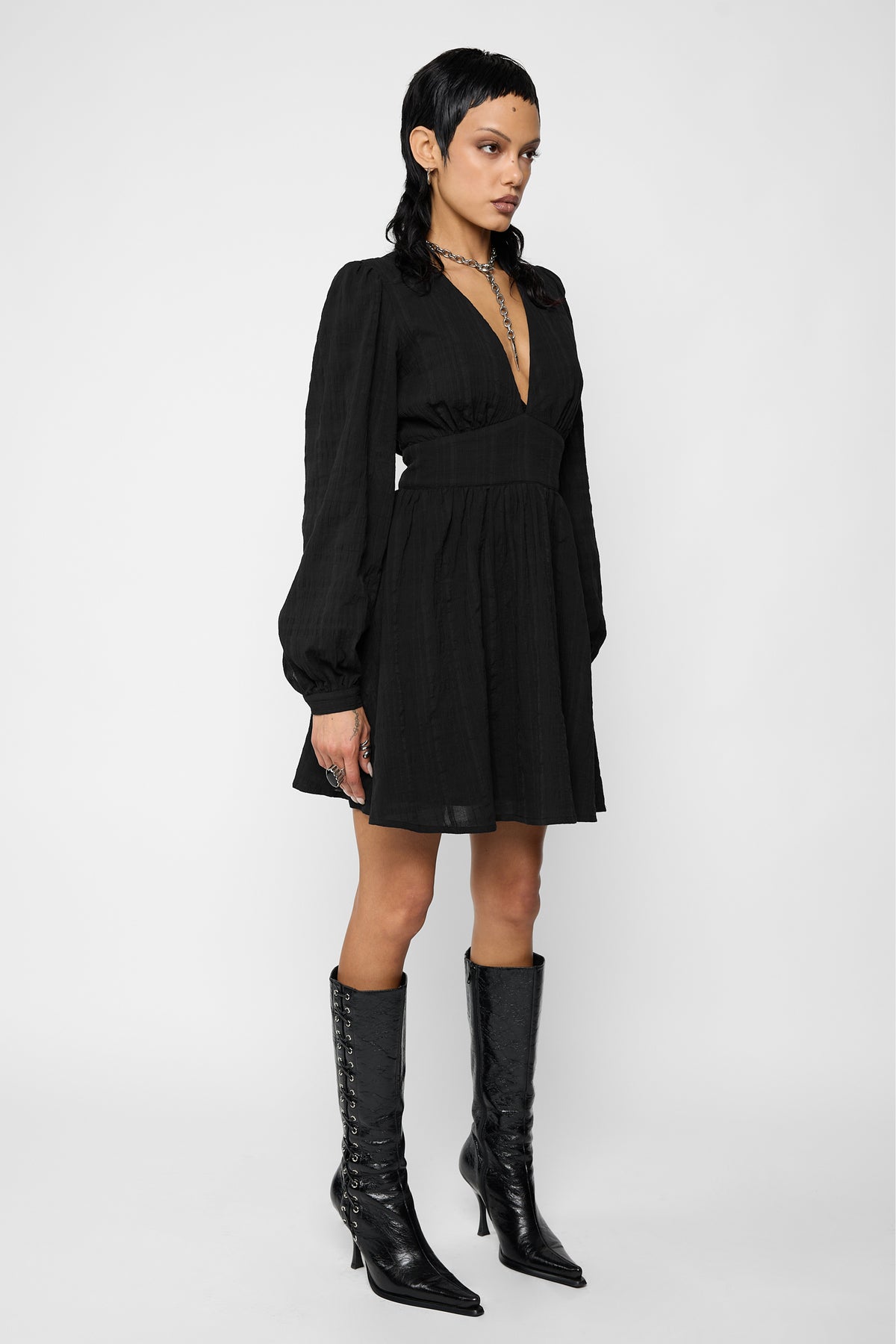Odette Long Sleeve Mini Dress