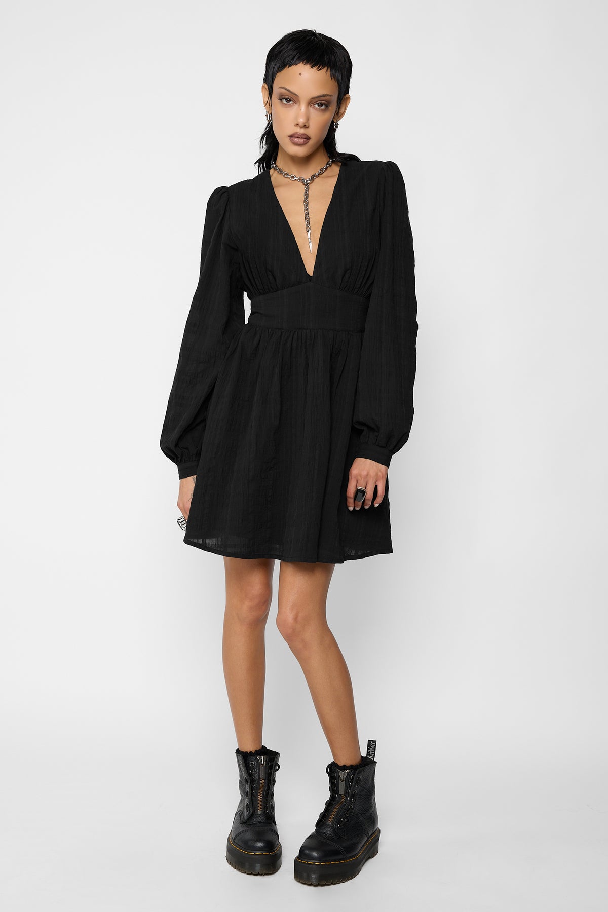 Odette Long Sleeve Mini Dress