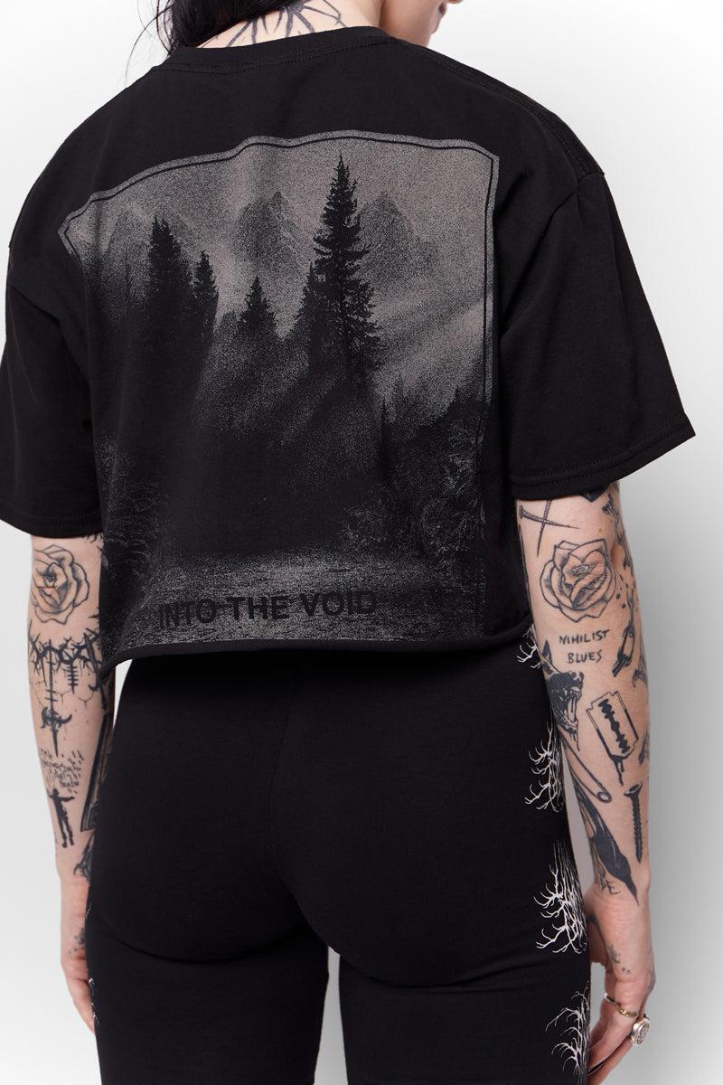 Requiem Cropped Cut-Off Tee-Mary Wyatt London