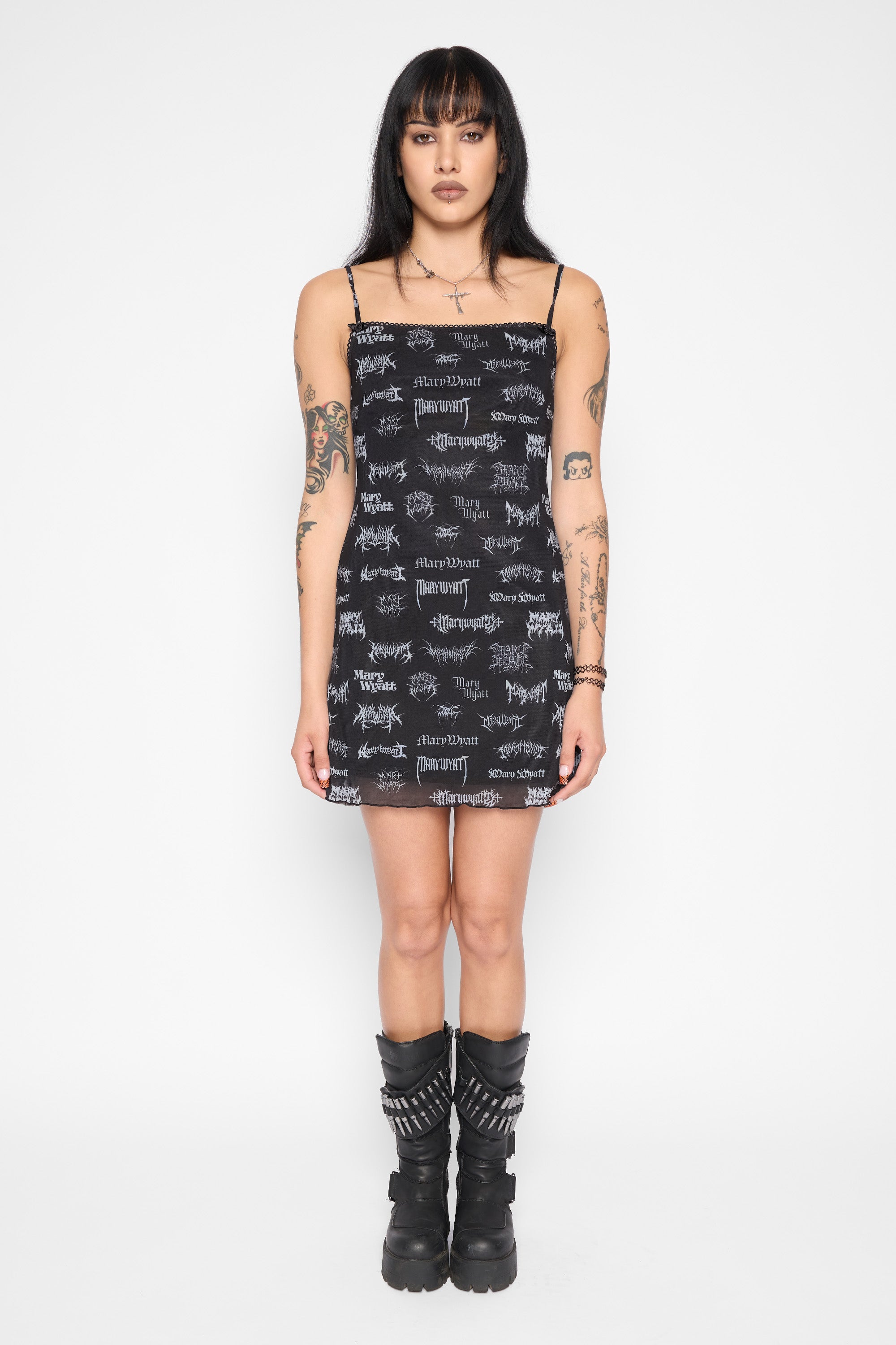 mary mesh dress Mary Wyatt London Reign Mesh Mini Dress - UK 12