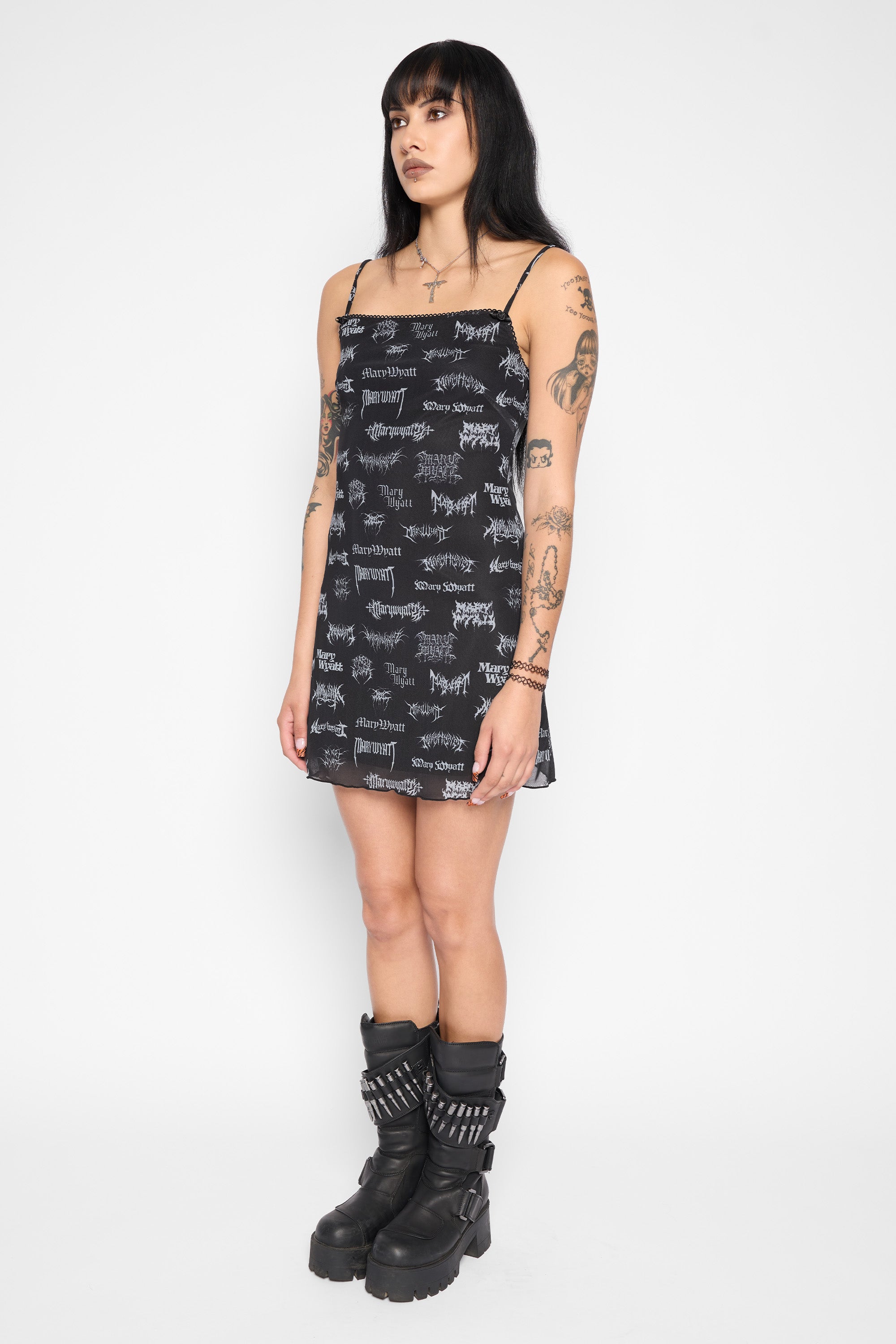 Reign Mesh Mini Dress