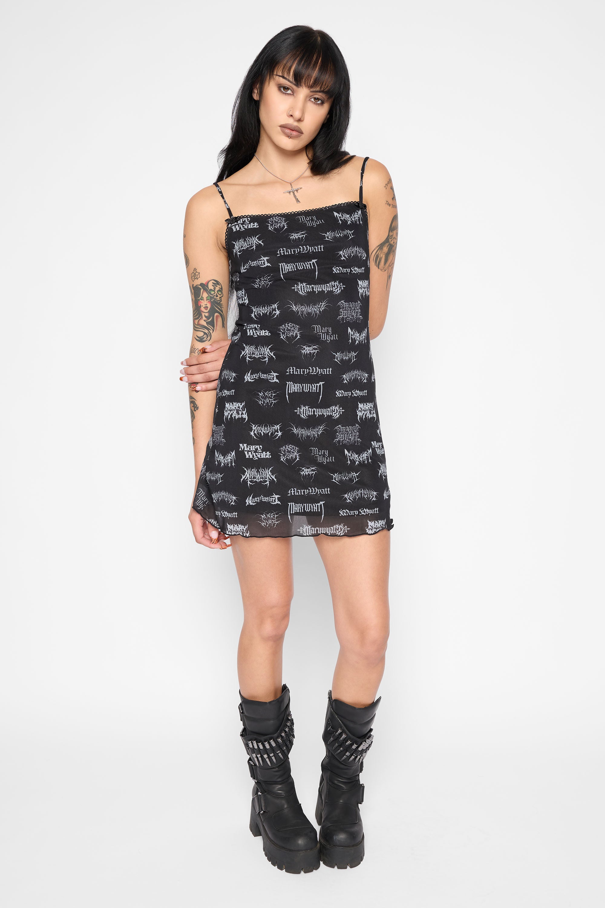 Reign Mesh Mini Dress