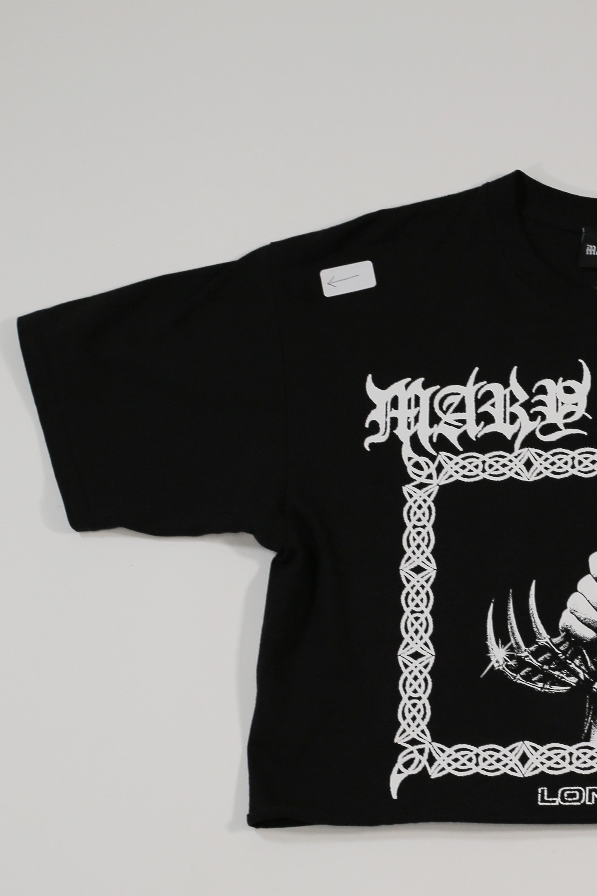 Athame Cropped Cut-Off Tee - SECOND